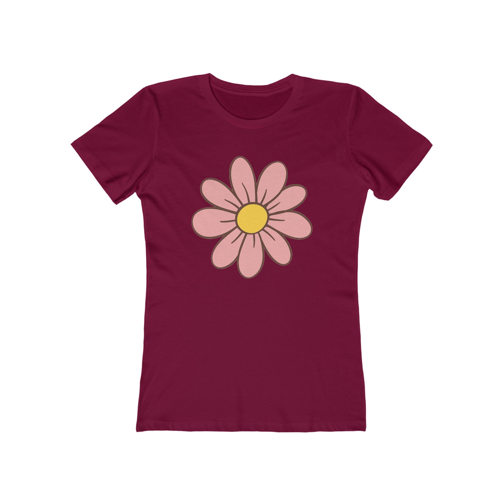 Flower Women's Tshirt, Floral Graphic Tee, Casual Top for Her, Spring Blossom Shirt, Botanical Print Blouse