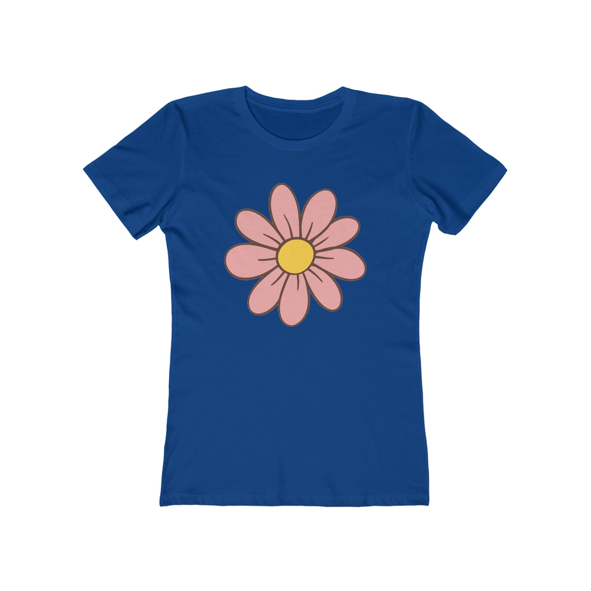 Flower Women's Tshirt, Floral Graphic Tee, Casual Top for Her, Spring Blossom Shirt, Botanical Print Blouse