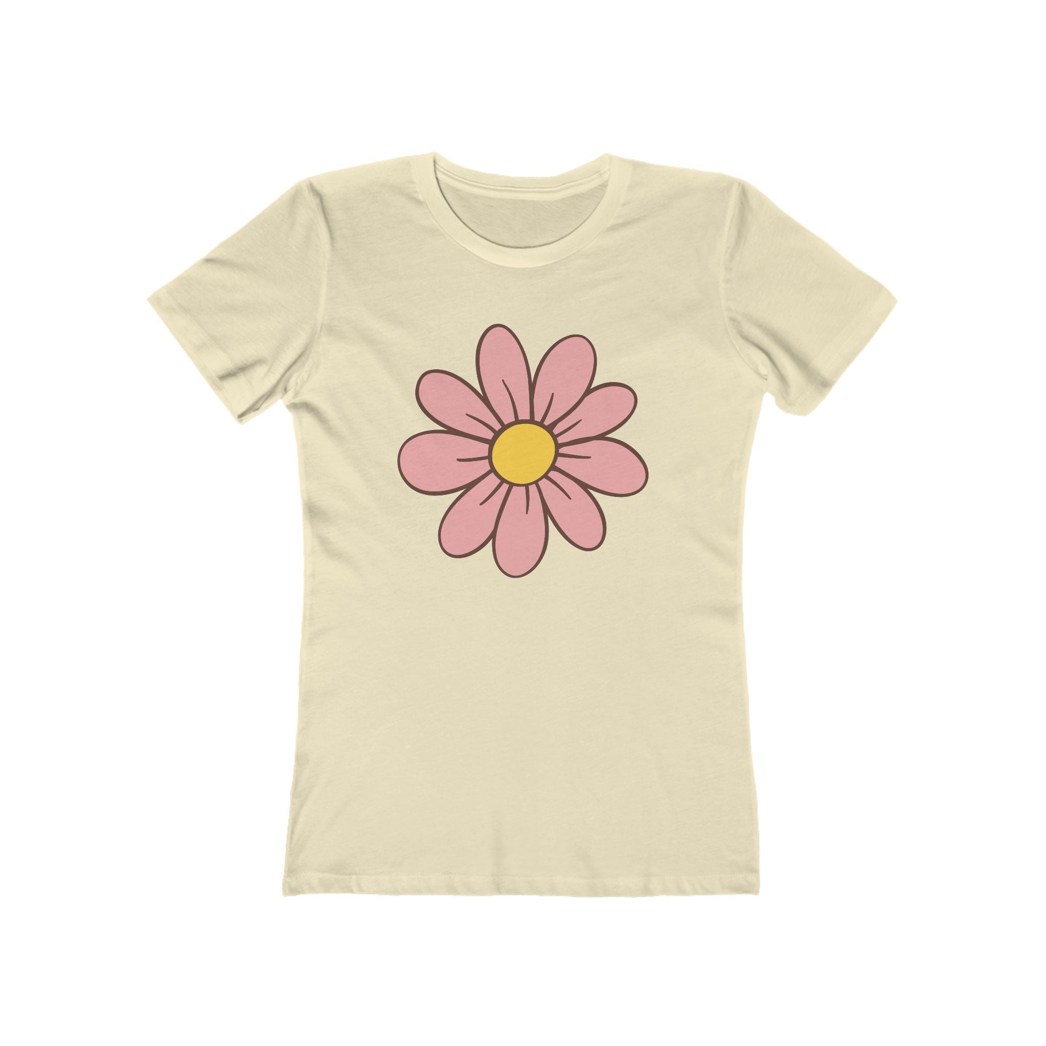Flower Women's Tshirt, Floral Graphic Tee, Casual Top for Her, Spring Blossom Shirt, Botanical Print Blouse