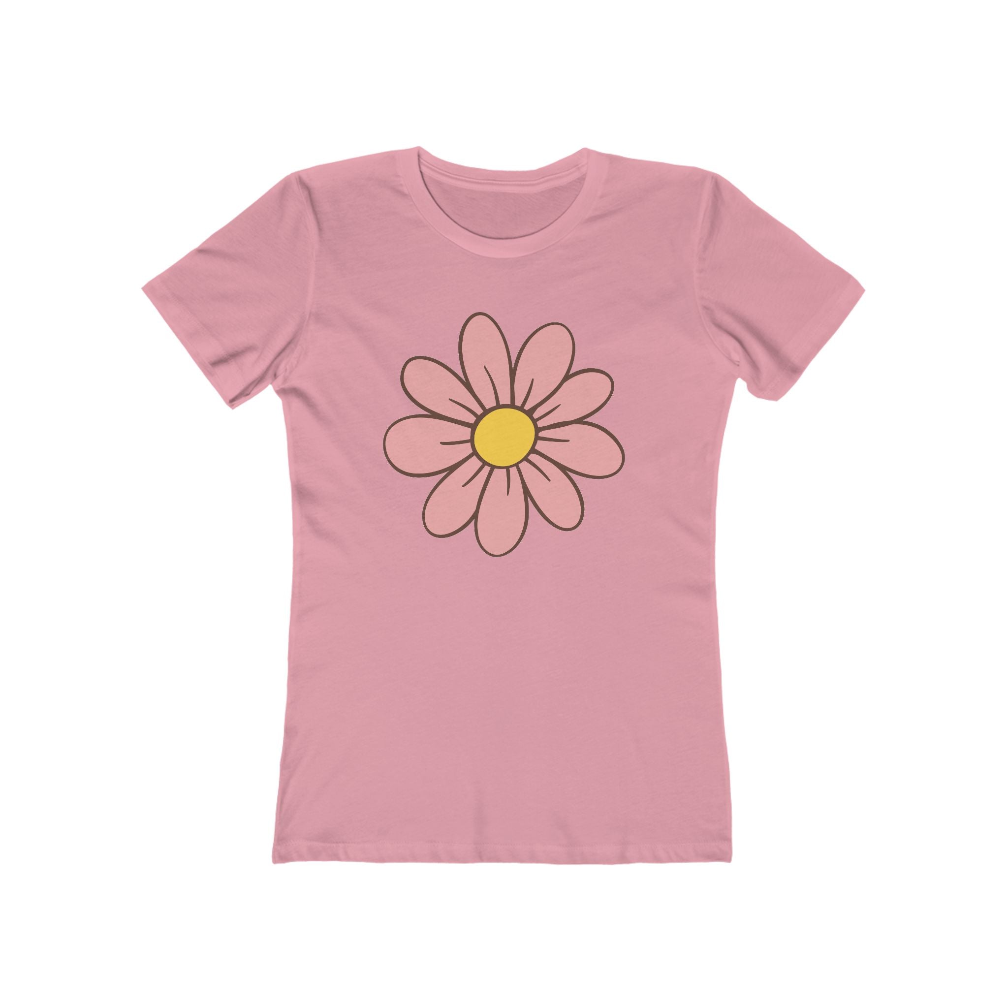 Flower Women's Tshirt, Floral Graphic Tee, Casual Top for Her, Spring Blossom Shirt, Botanical Print Blouse