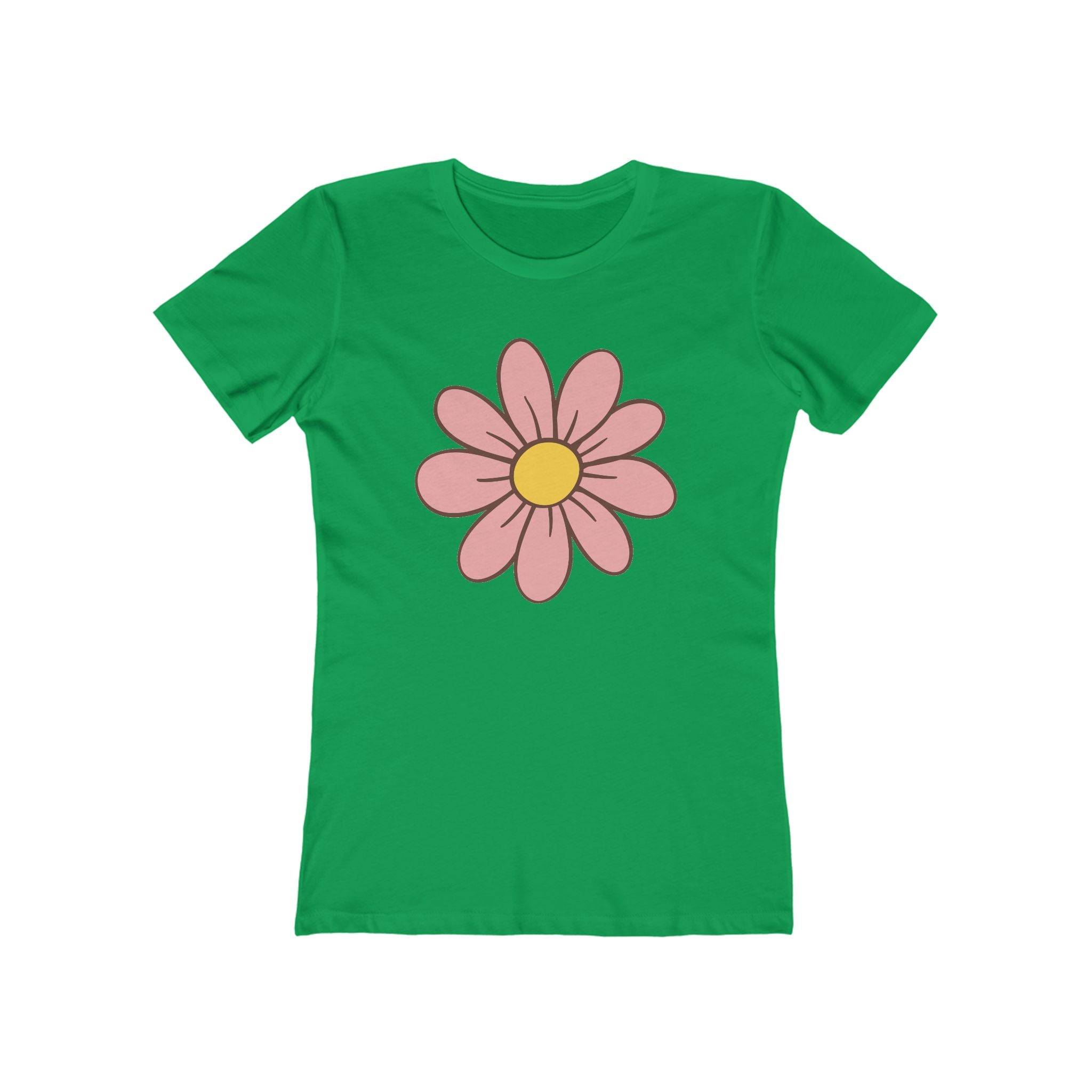Flower Women's Tshirt, Floral Graphic Tee, Casual Top for Her, Spring Blossom Shirt, Botanical Print Blouse