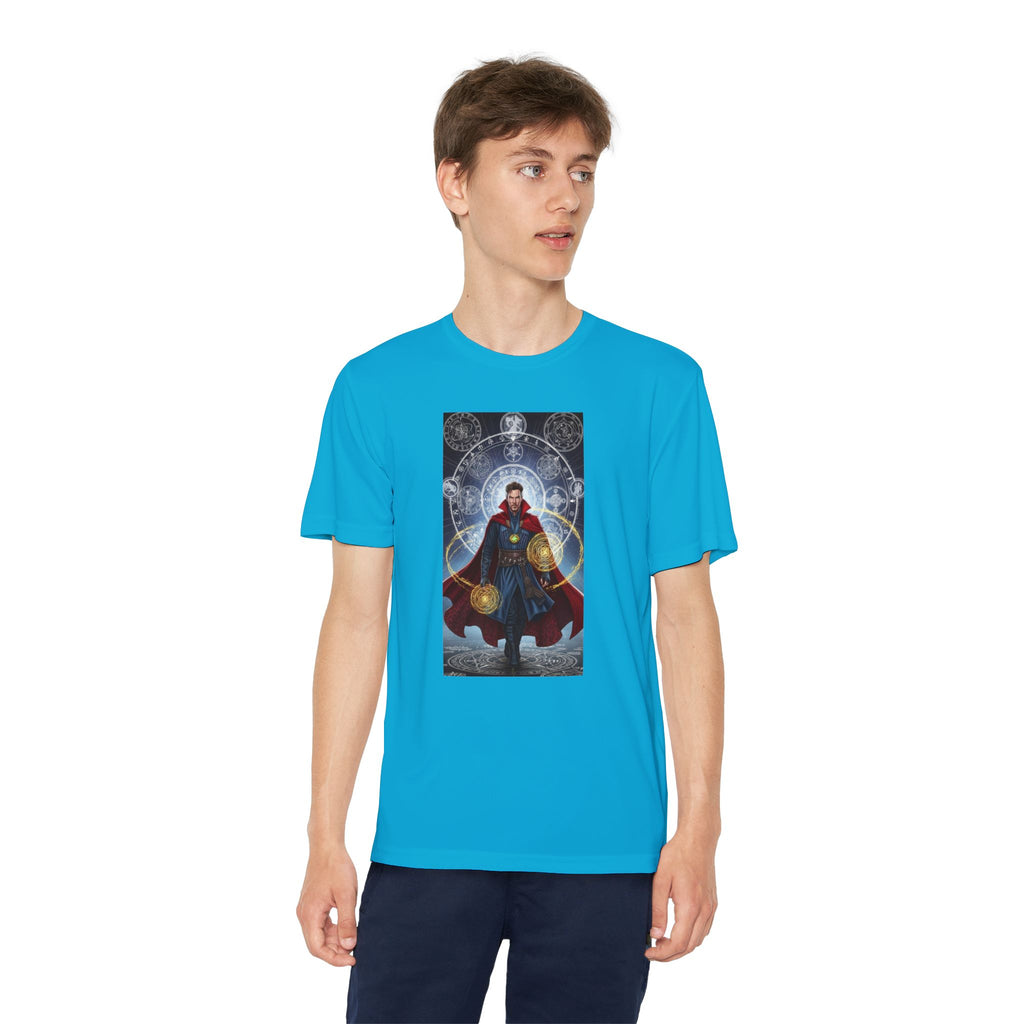 Superhero Youth T-Shirt Sports Graphic Tee, Cool Athletic Shirt for Kids, Perfect for Sports Events, Team Spirit