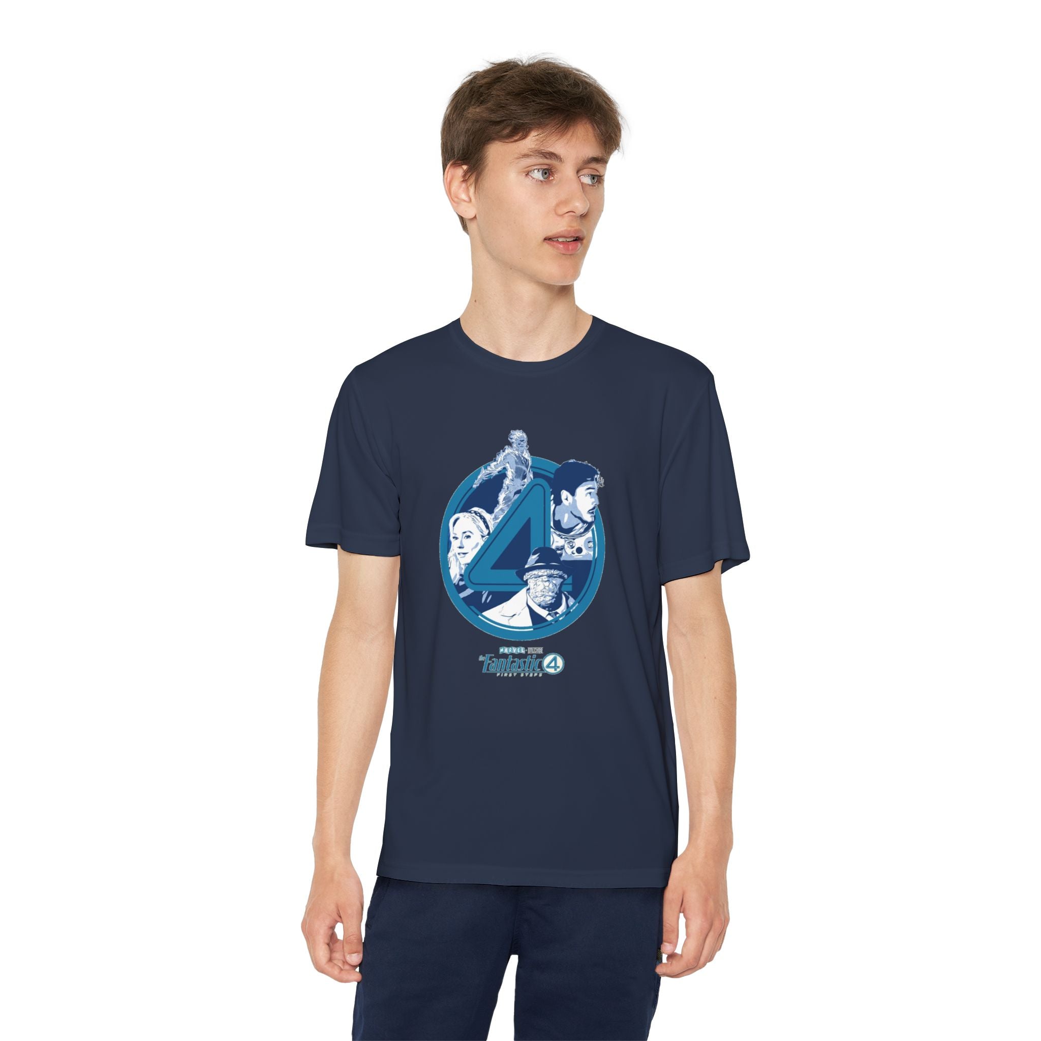 Fantastic 4 Youth T-Shirt Sports Graphic Tee, Cool Athletic Shirt for Kids, Perfect for Sports Events, Team Spirit