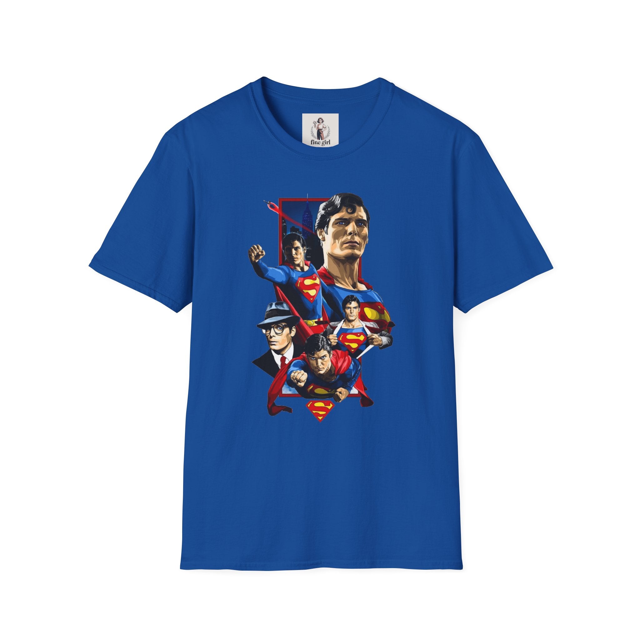 Superman Hero Unisex Softstyle T-Shirt