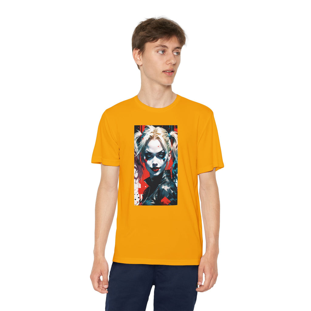 Superhero Youth T-Shirt Sports Graphic Tee, Cool Athletic Shirt for Kids