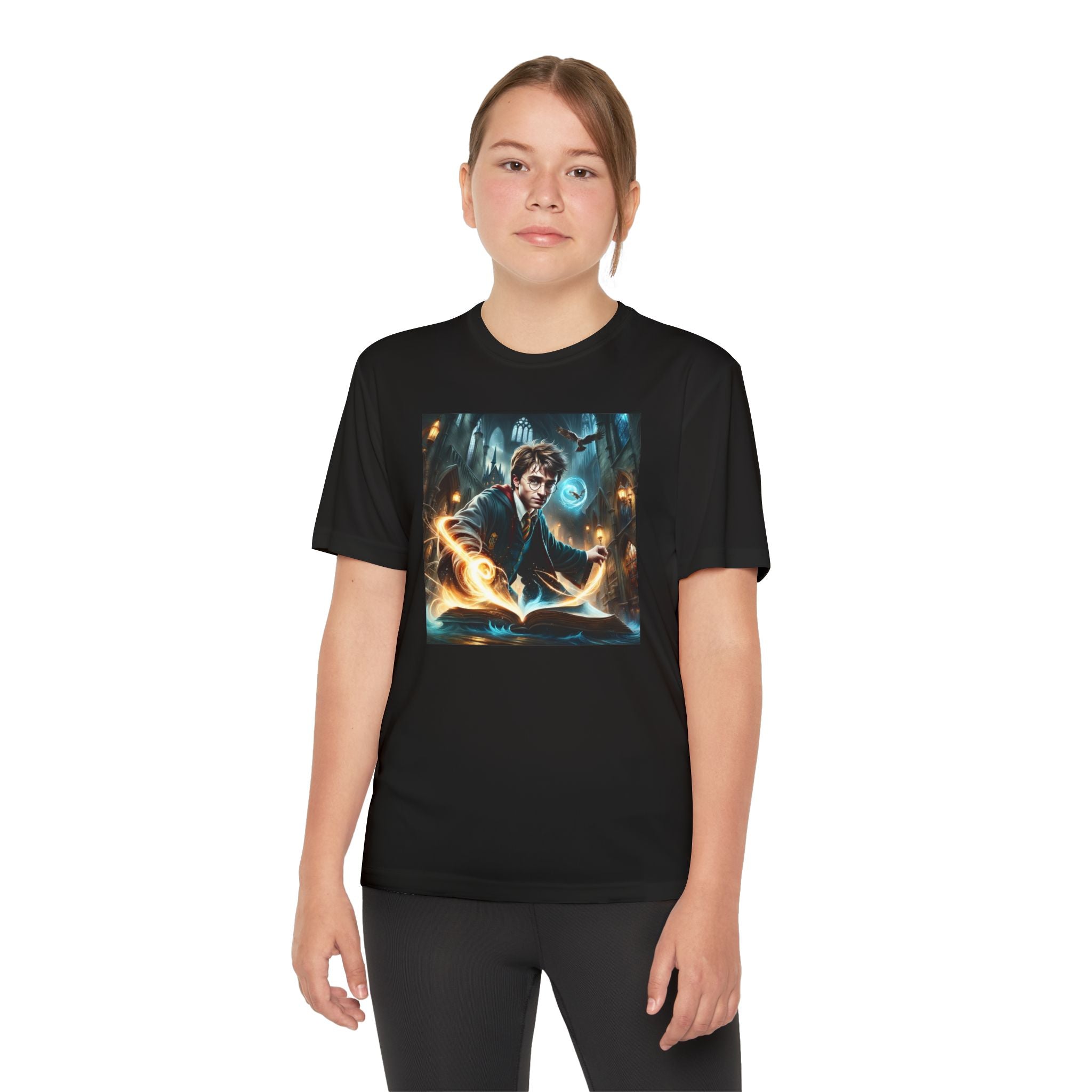 Youth Competitor Tee - Harry Potter, Wizard School Shirt, Magical Kids Top, Hogwarts Fan Gift, Sorcerer's Stone T-Shirt