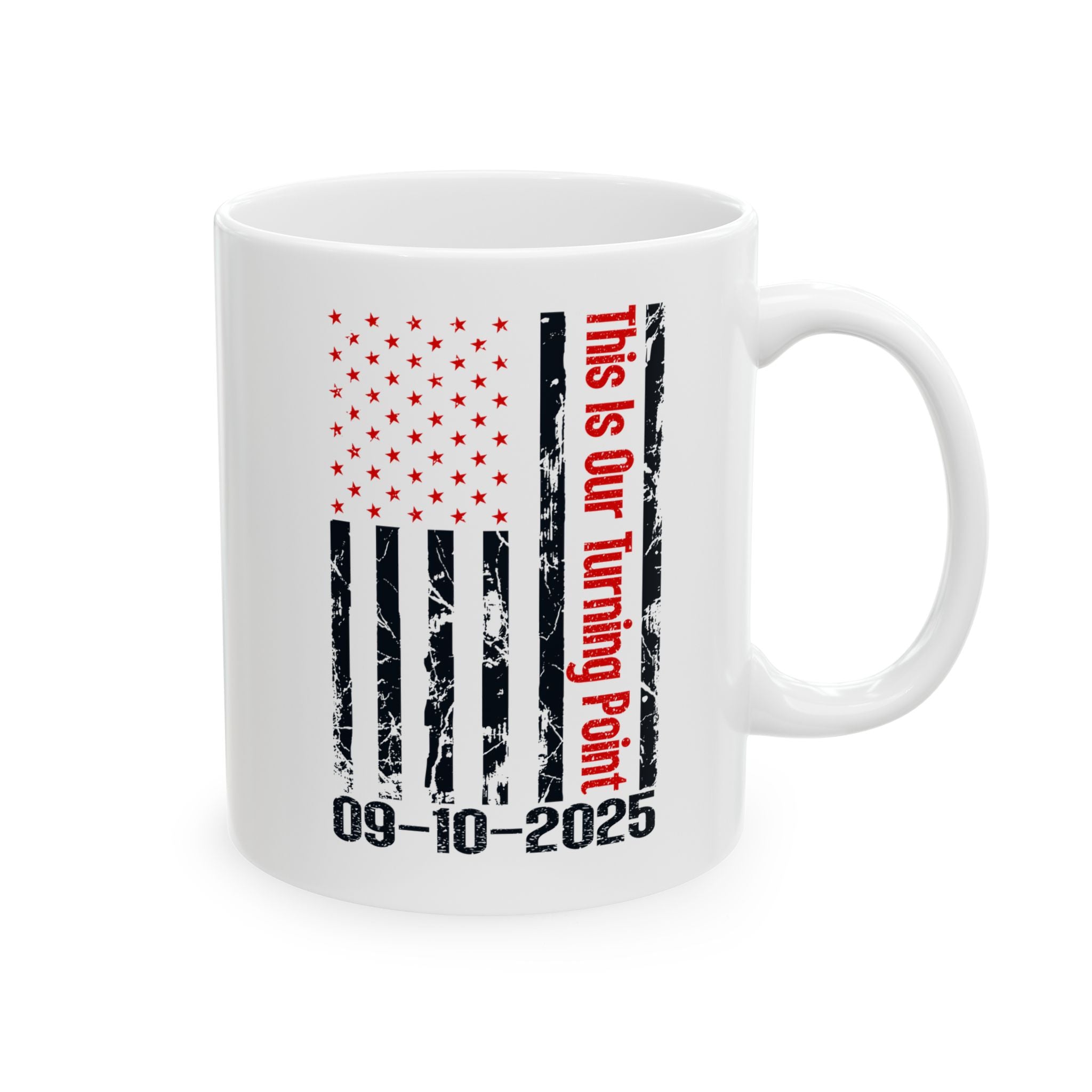 Charlie Kirk Patriotic Mug