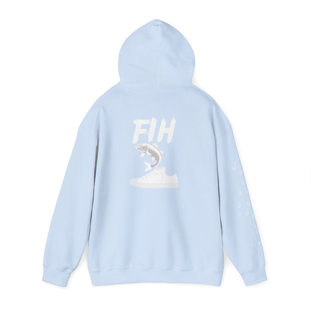 Fishing Patriotic Hoodie, Unisex Sweatshirt, Fisherman Gift, Fishing Apparel, Patriotic Clothing, American Flag Hooded Sweatshirt