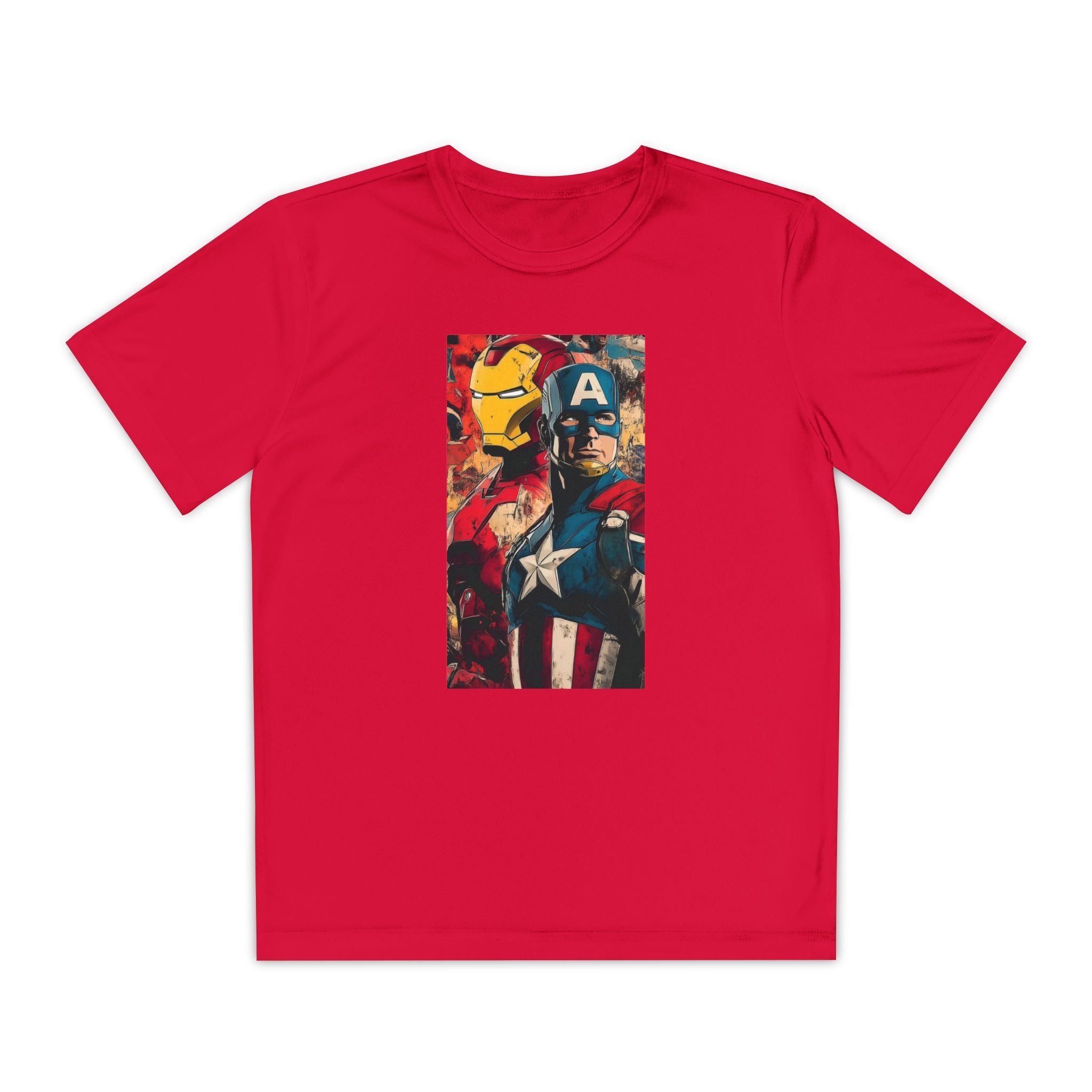Advengers Youth T-Shirt Sports Graphic Tee, Cool Athletic Shirt for Kids, Perfect for Sports Events, Team Spirit