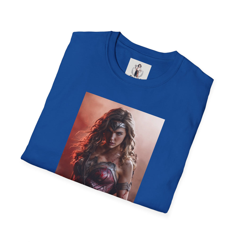 Wonder Woman Marvel Unisex Softstyle T-Shirt, Comic Book Tee, Geeky Clothing, Cosplay Costume Top