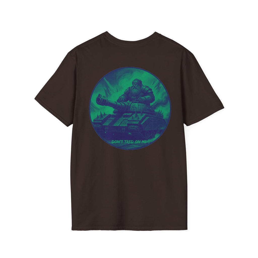 Santa Claus On A Tank Christmas ~ Unisex Softstyle T-Shirt