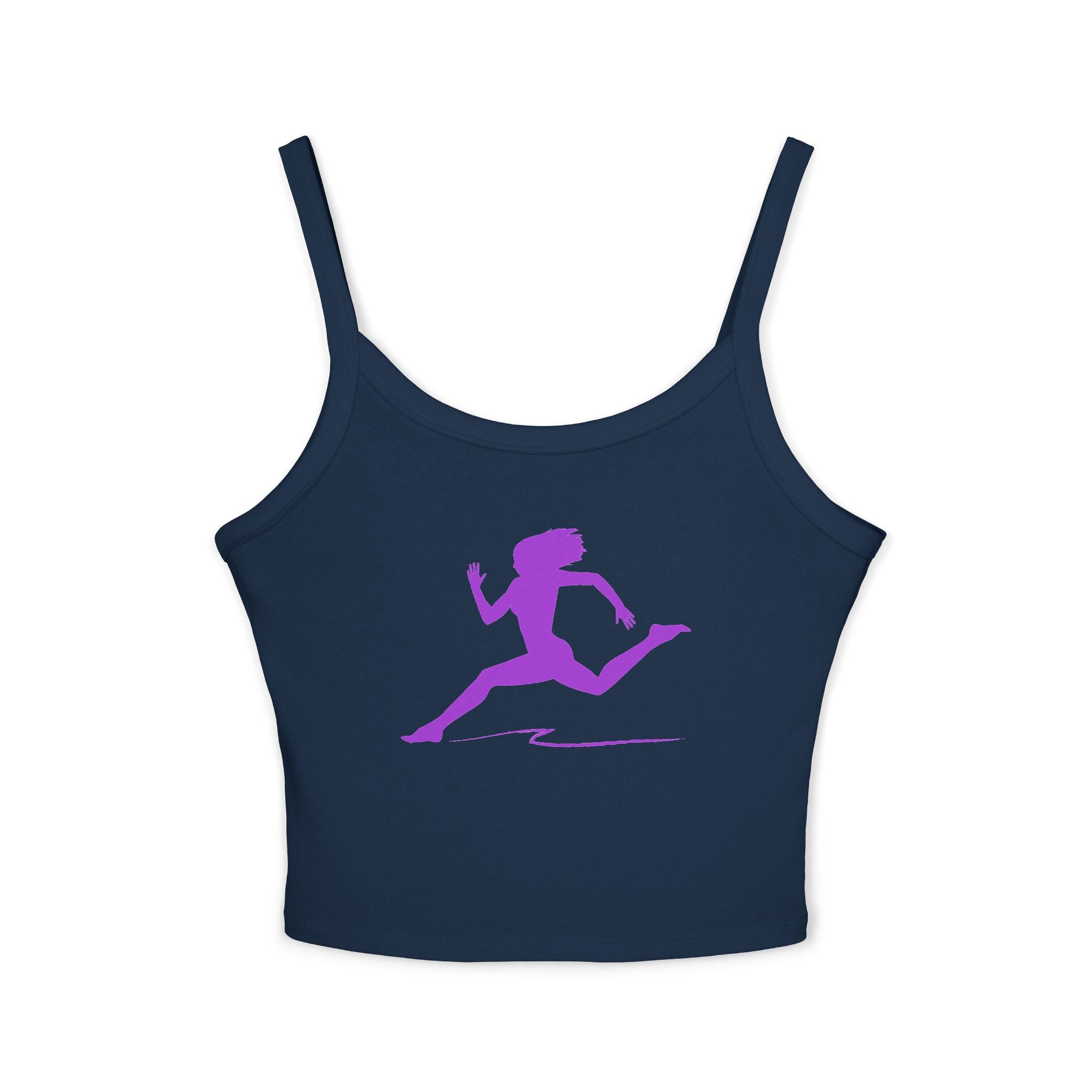 Running Woman Tank Top, Athletic Workout Top, Fitness Sleeveless Shirt, Jogging Muscle Tee, Exercise Gym Cami
