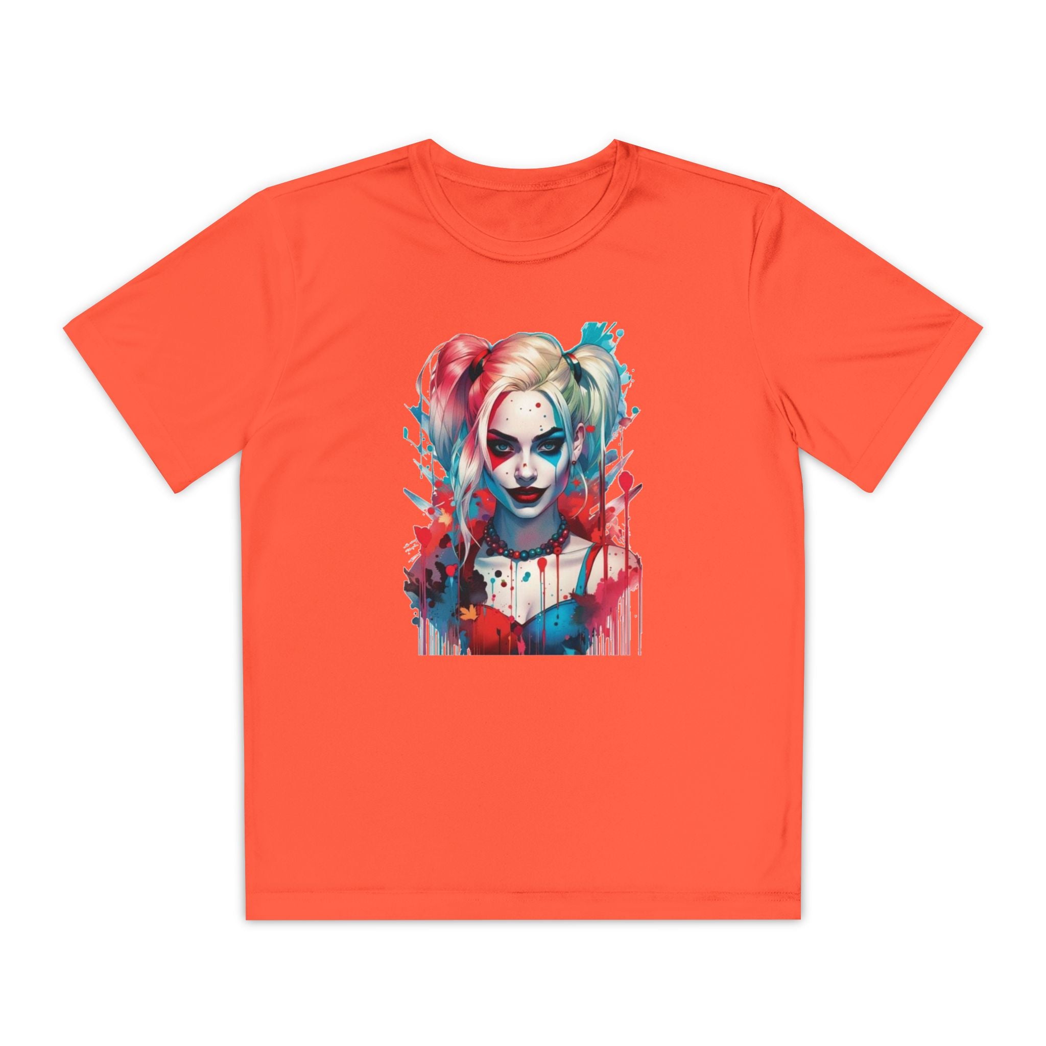 Superhero Youth T-Shirt Sports Graphic Tee, Cool Athletic Shirt for Kids