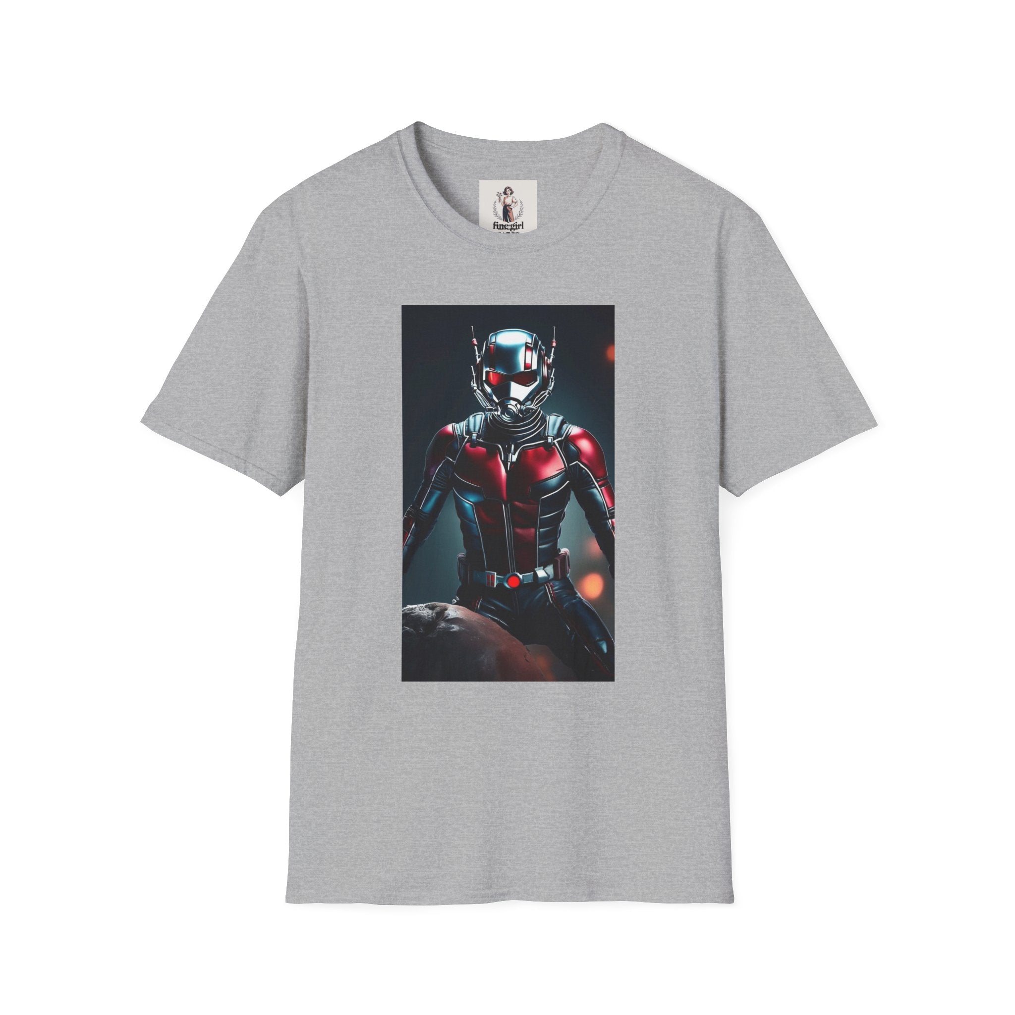 Antman Superhero Marvel Unisex Softstyle T-Shirt, Comic Book Tee, Geeky Clothing, Cosplay Costume Top