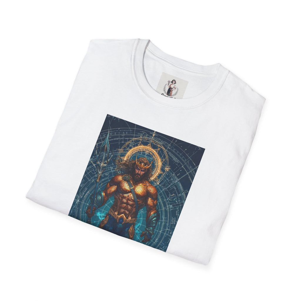 Aquaman Superhero Marvel Unisex Softstyle T-Shirt, Comic Book Tee, Geeky Clothing, Cosplay Costume Top