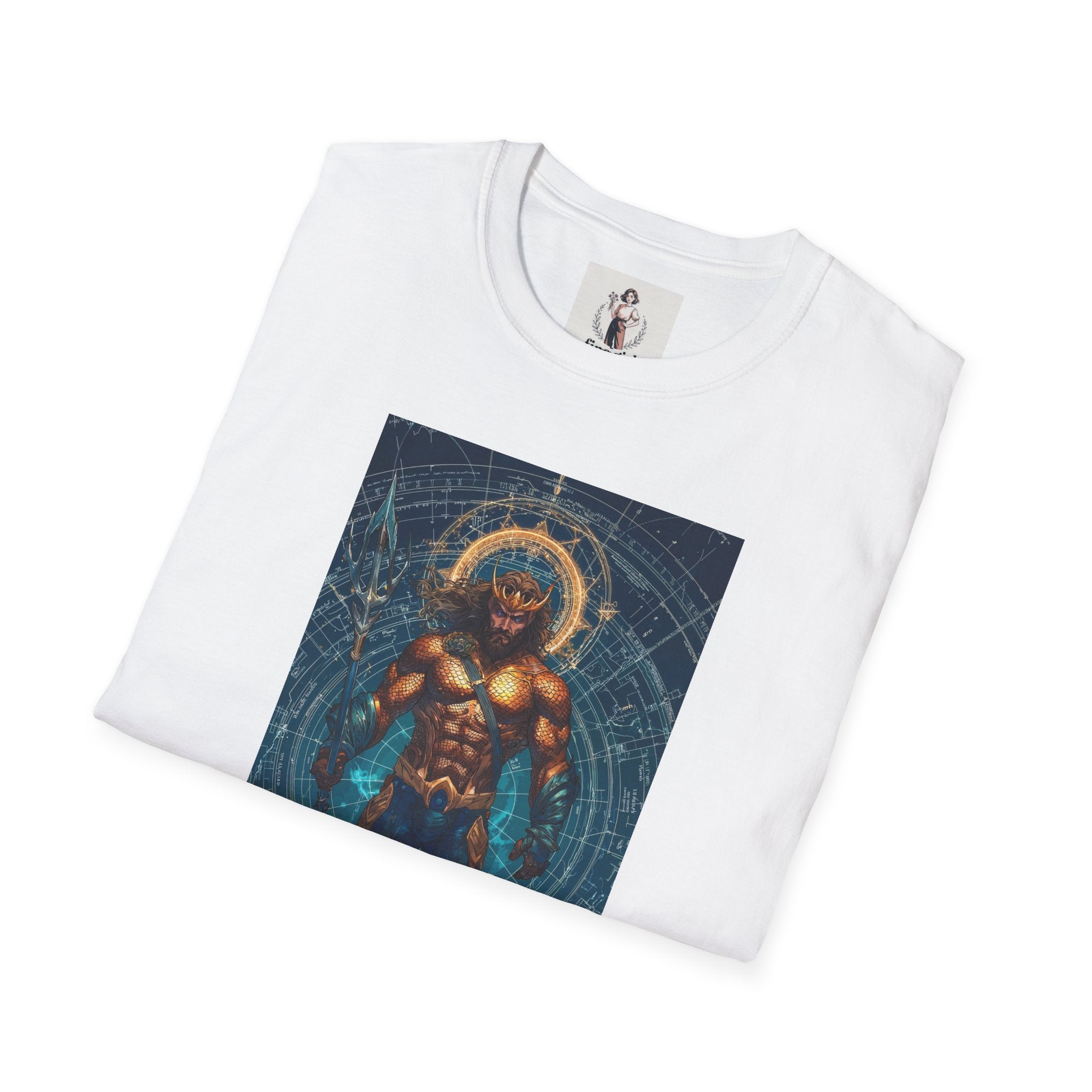 Aquaman Superhero Marvel Unisex Softstyle T-Shirt, Comic Book Tee, Geeky Clothing, Cosplay Costume Top
