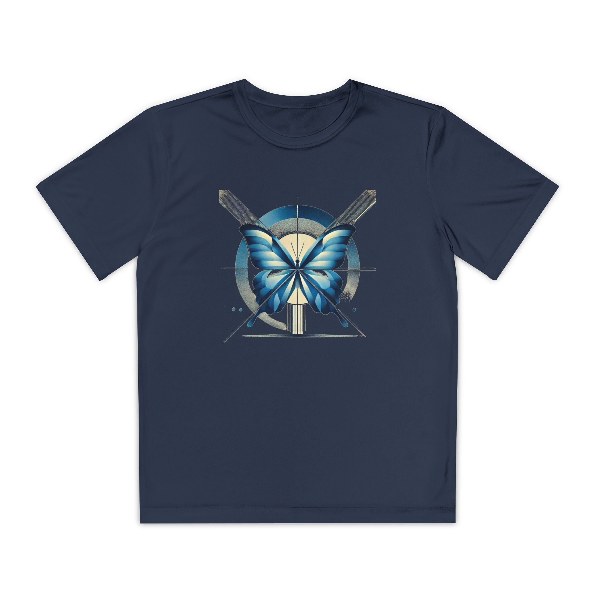 Butterffy Youth T-Shirt Sports Graphic Tee, Cool Athletic Shirt for Kids, Perfect for Sports Events, Team Spirit