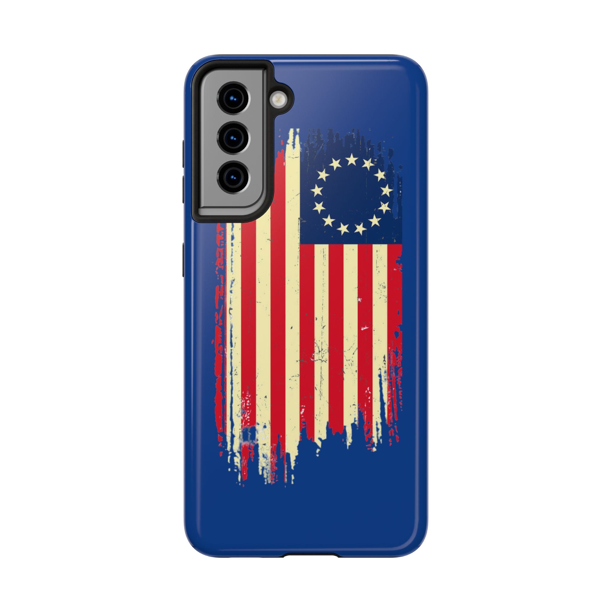 Patriotic Phone Cases with Vintage Flag Design, Tough Case for Independence Day, Memorial Day, 4th of July, Gift for Veterans, USA Pride