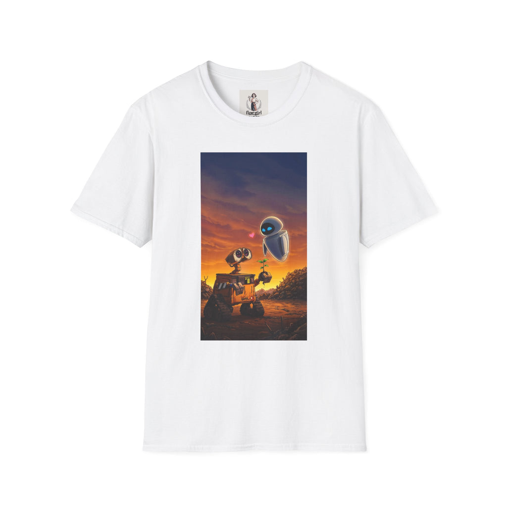 Wall-E Pixar Animation Unisex T-Shirt, Walt Disney Tee, Movie Lover Gift, Graphic Novelty Shirt, Cartoon Character Apparel