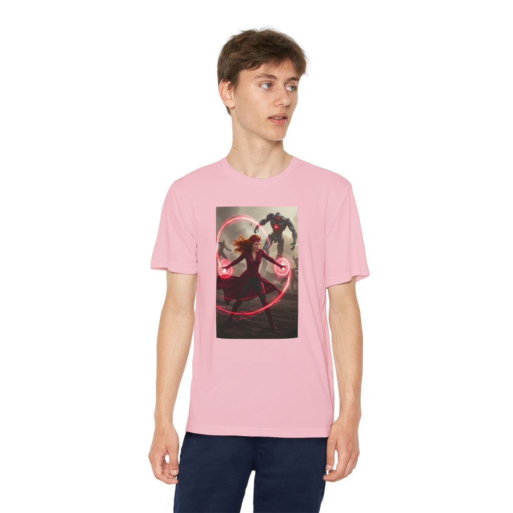 Superhero Youth T-Shirt Sports Graphic Tee, Cool Athletic Shirt for Kids