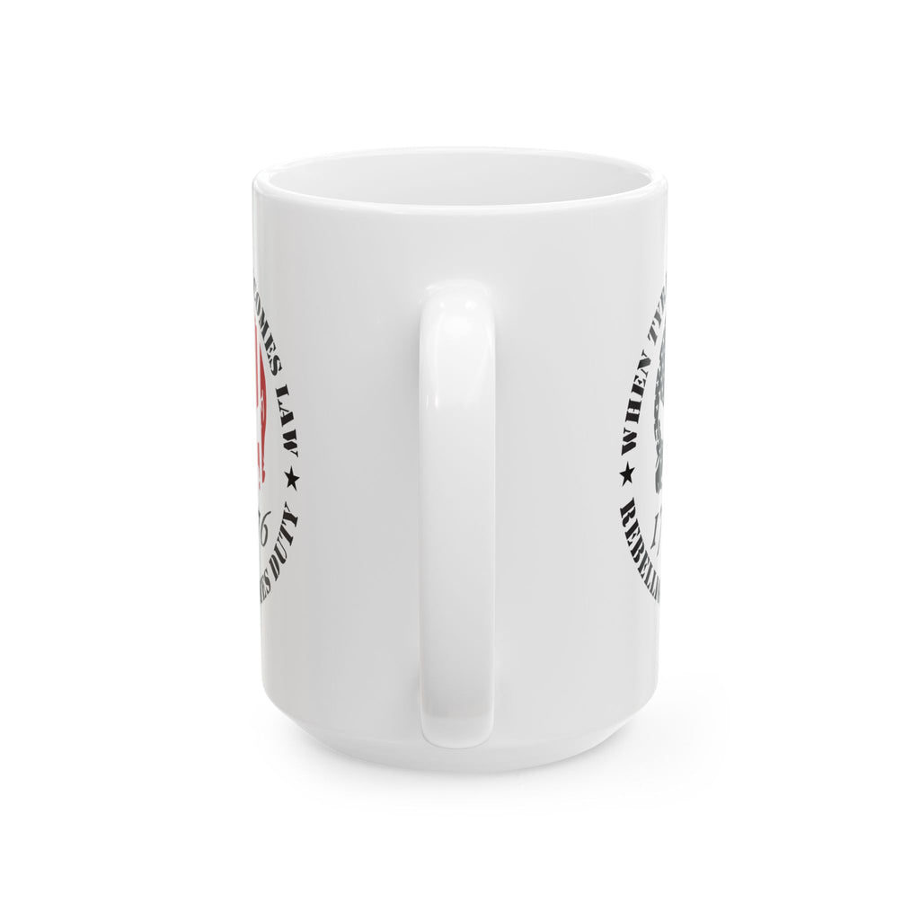 Thin Red Line Patriotic Coffee & Tea Mug