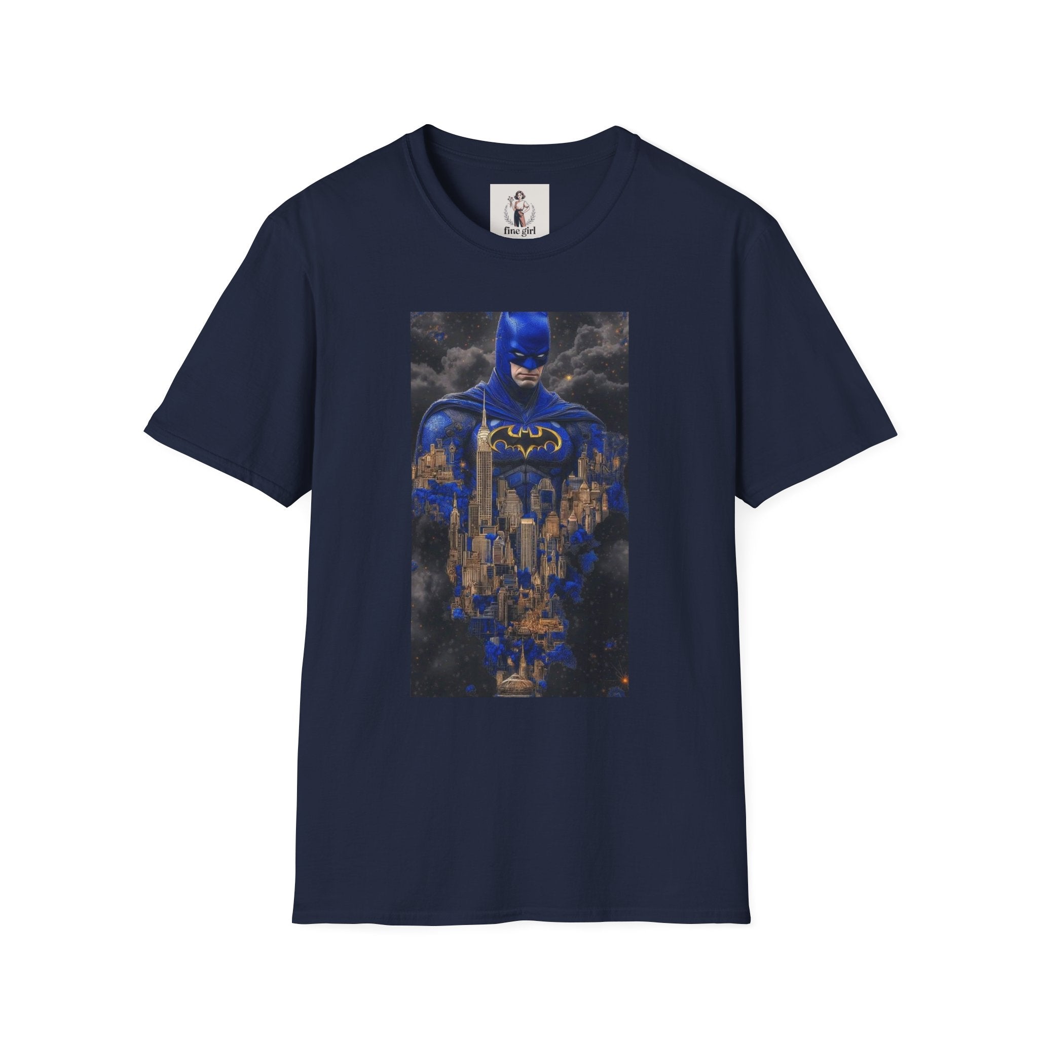 Batman Marvel Unisex Softstyle T-Shirt, Comic Book Tee, Geeky Clothing, Cosplay Costume Top