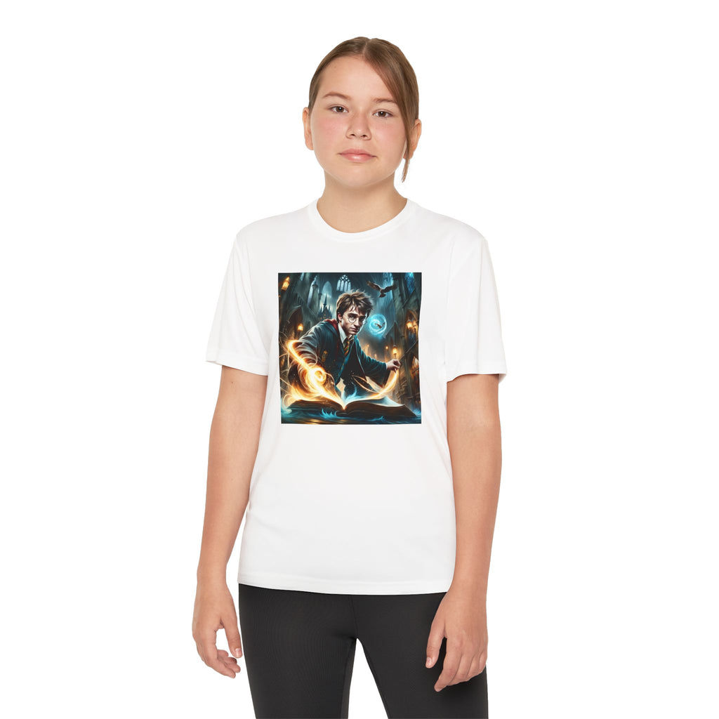 Youth Competitor Tee - Harry Potter, Wizard School Shirt, Magical Kids Top, Hogwarts Fan Gift, Sorcerer's Stone T-Shirt