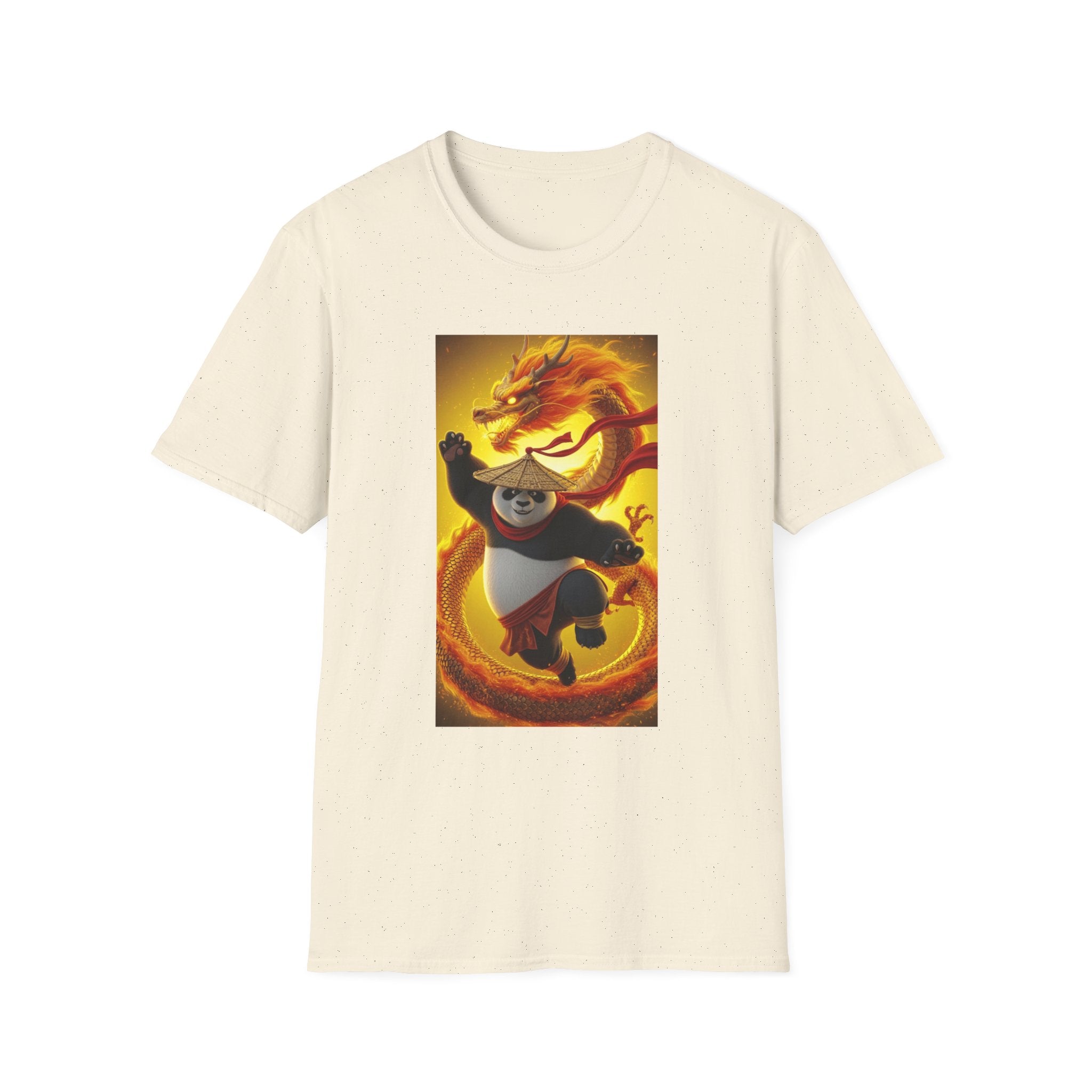 Kung Fu Panda Unisex Softstyle T-Shirt, DreamWorks Animation Youth Competitor Tee, Graphic Tee, Movie Fan Gift, Cult Classic Shirt, Comfy