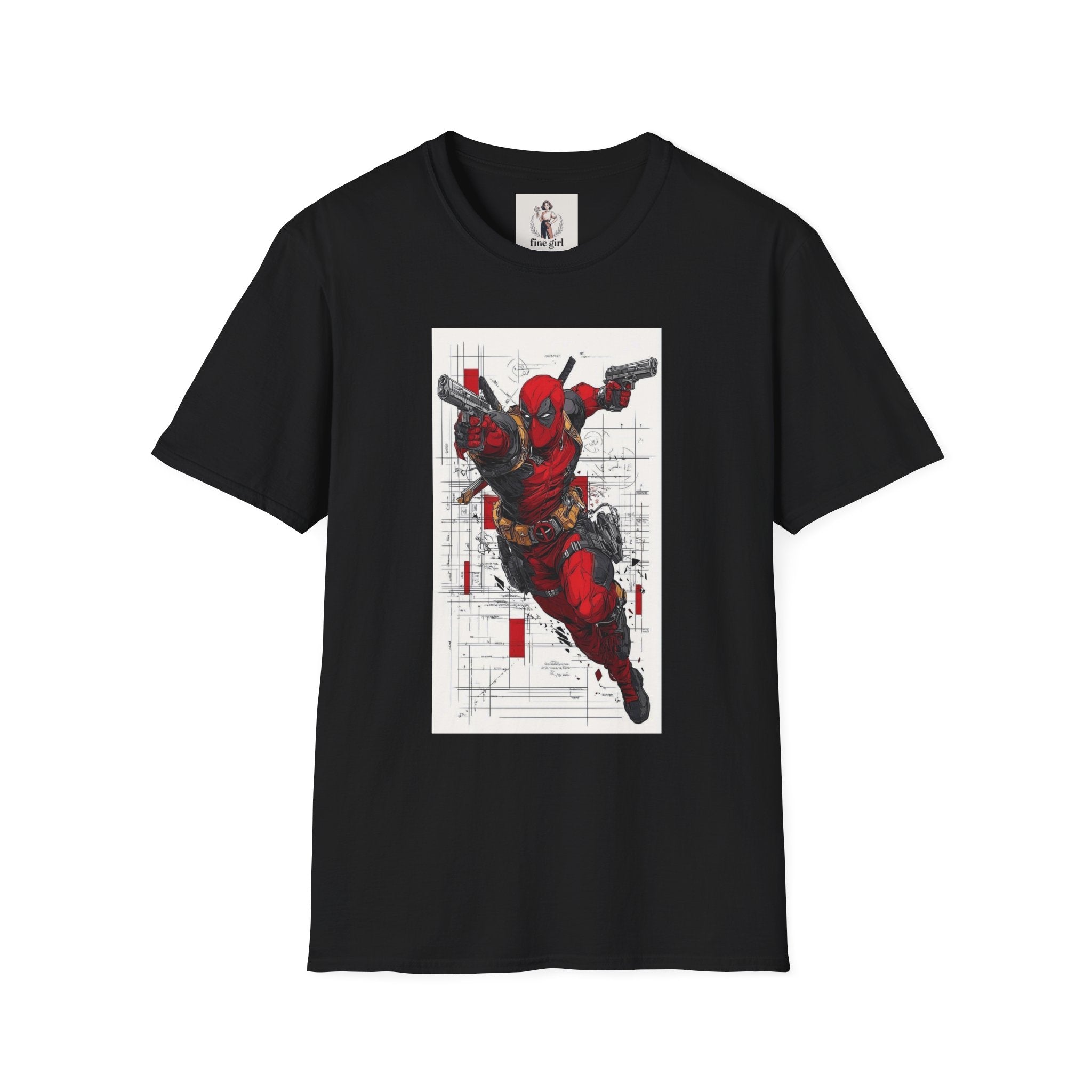 Deadpool Hero Unisex Softstyle T-Shirt
