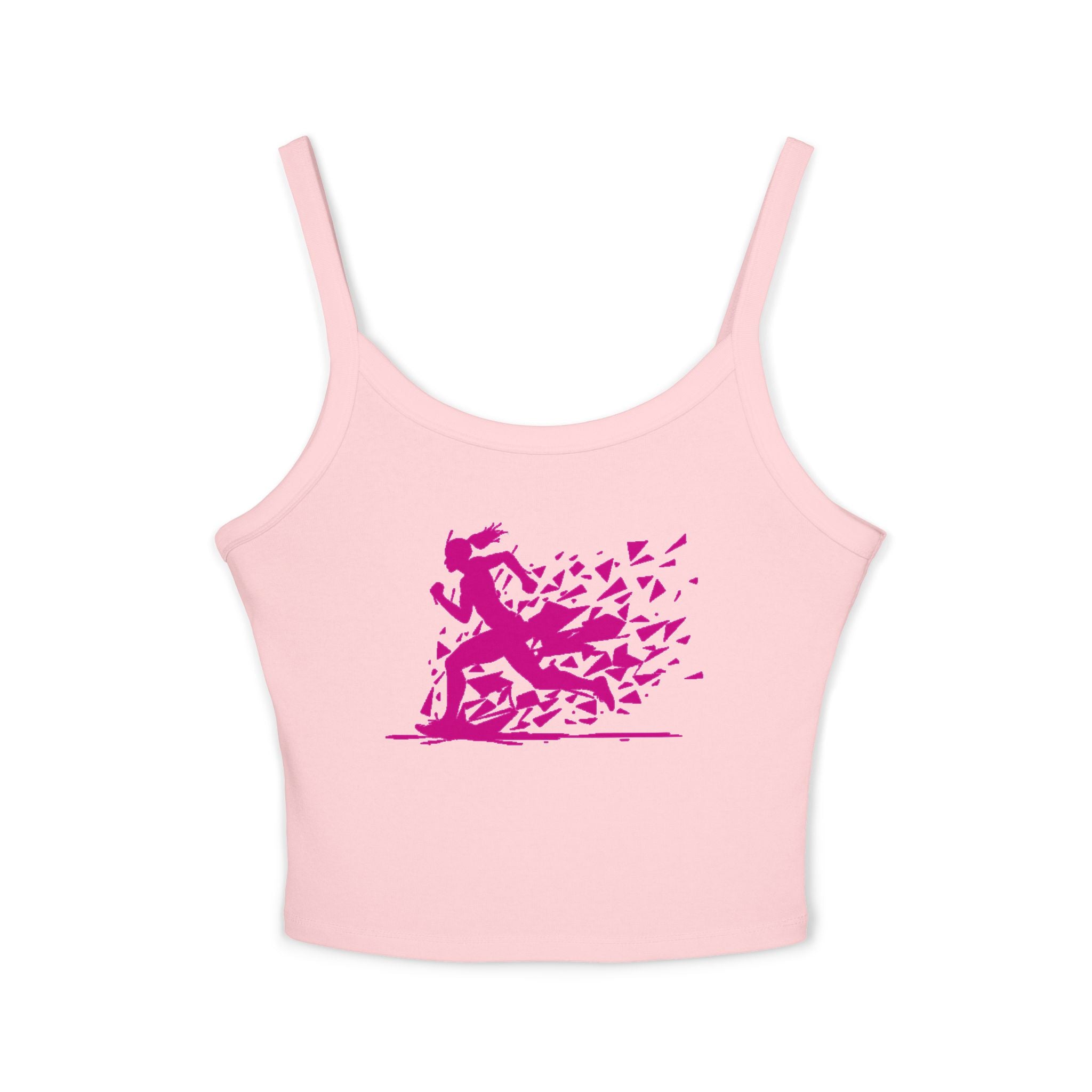 Running Woman Tank Top, Athletic Workout Top, Fitness Sleeveless Shirt, Jogging Muscle Tee, Exercise Gym Cami
