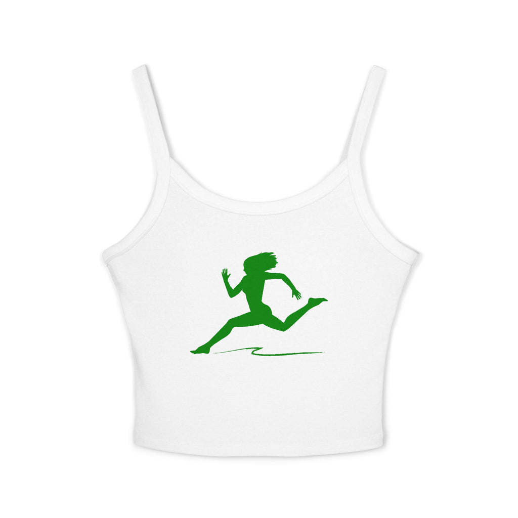 Running Woman Tank Top, Athletic Workout Top, Fitness Sleeveless Shirt, Jogging Muscle Tee, Exercise Gym Cami