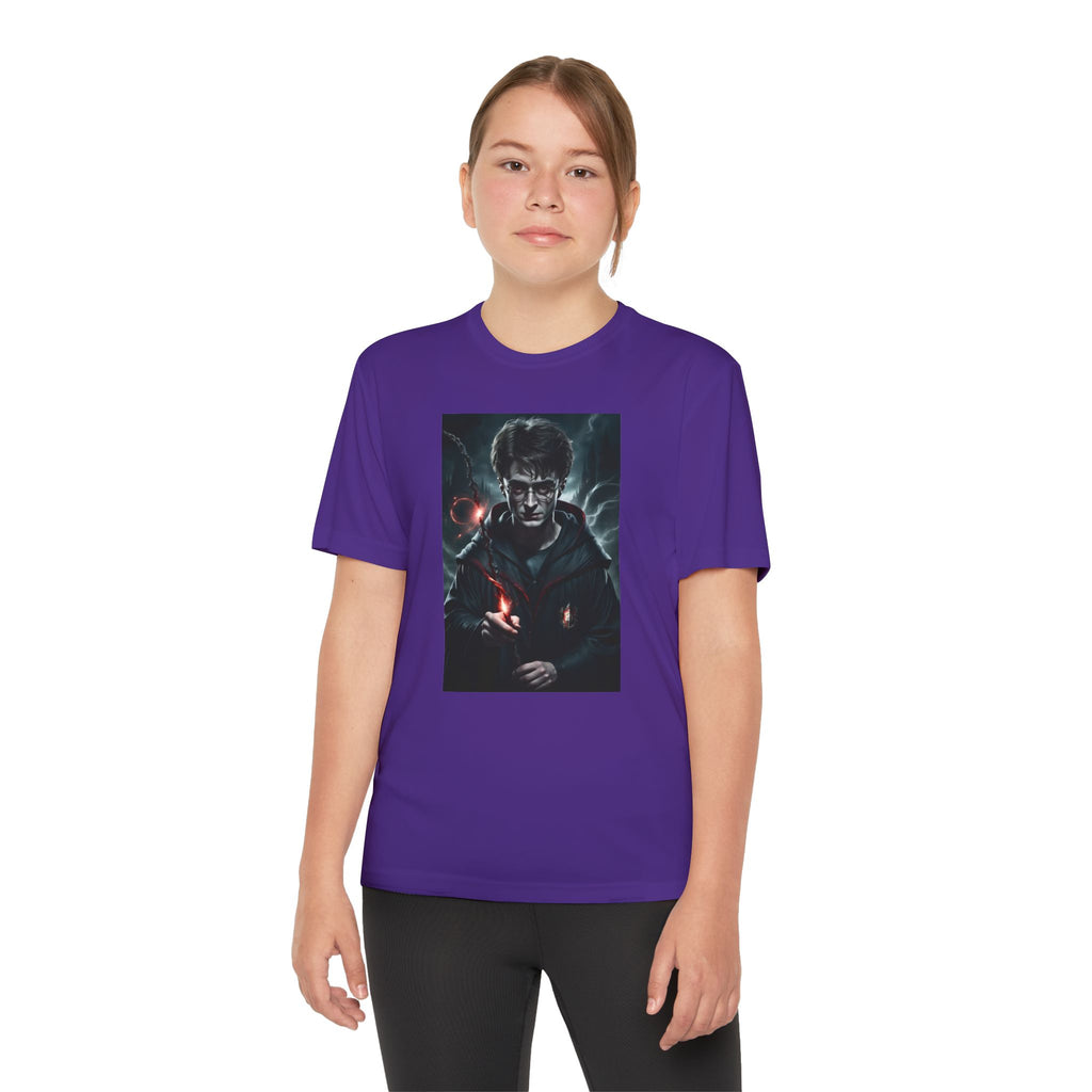 Youth Competitor Tee - Harry Potter, Wizard School Shirt, Magical Kids Top, Hogwarts Fan Gift, Sorcerer's Stone T-Shirt