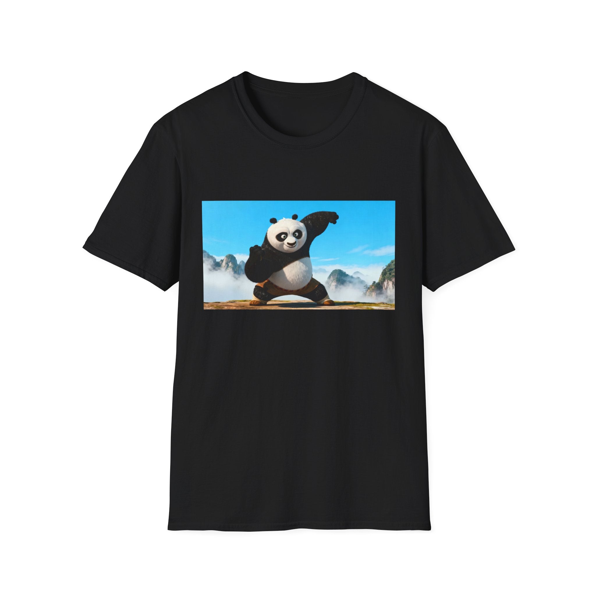 Kung Fu Panda Unisex Softstyle T-Shirt, DreamWorks Animation Youth Competitor Tee, Graphic Tee, Movie Fan Gift, Cult Classic Shirt, Comfy