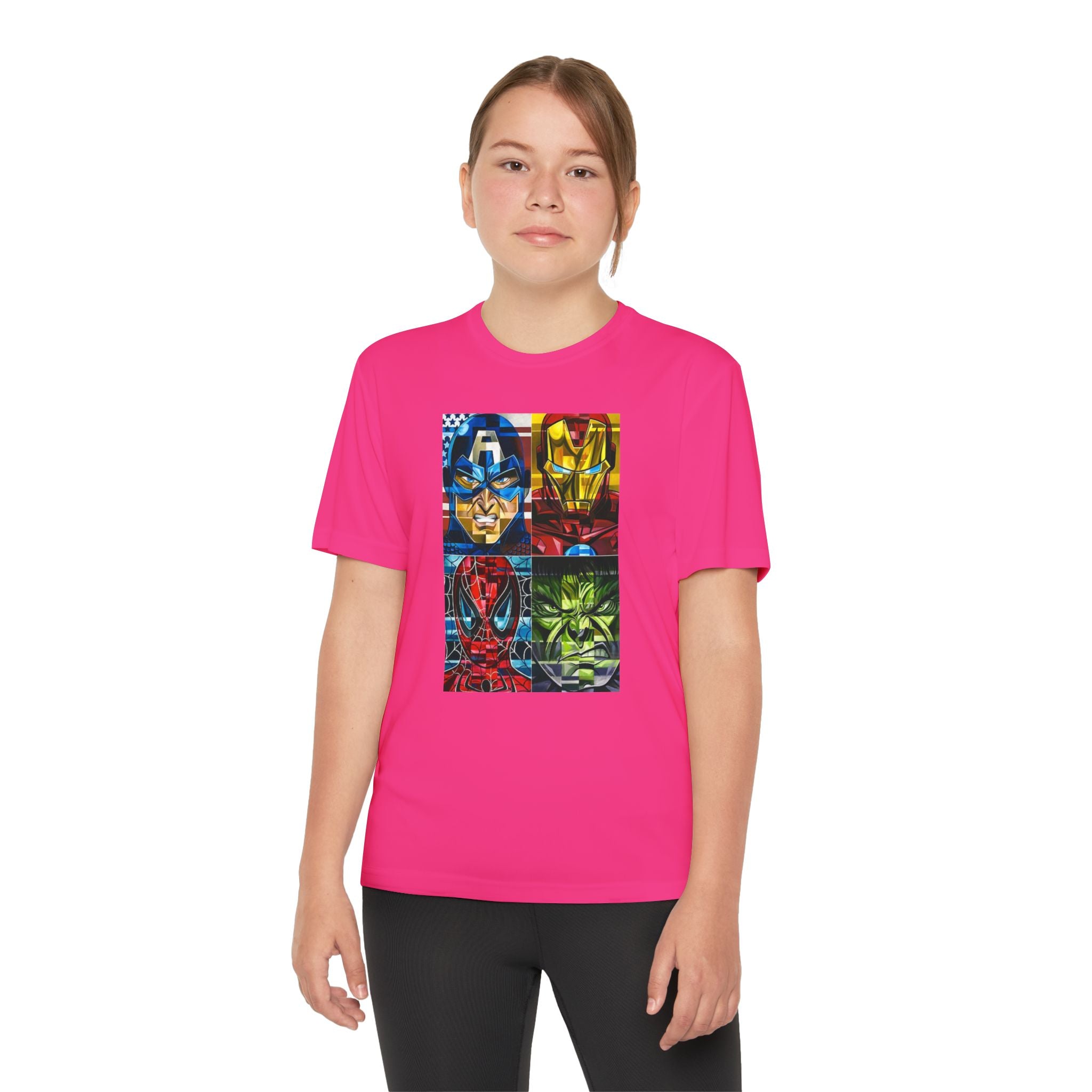 Advengers Youth T-Shirt Sports Graphic Tee, Cool Athletic Shirt for Kids, Perfect for Sports Events, Team Spirit