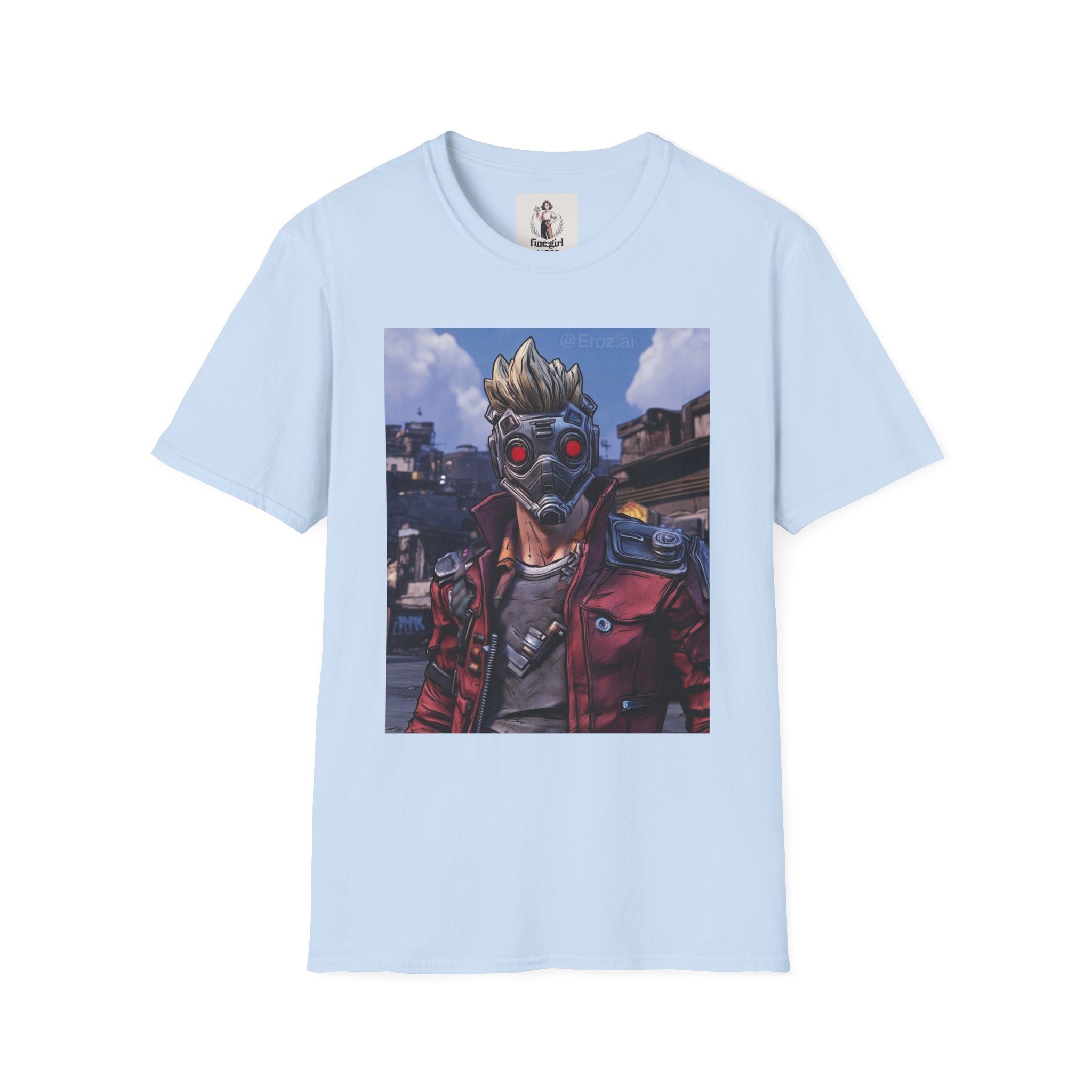 Star-Lord Superhero Marvel Unisex Softstyle T-Shirt, Comic Book Tee, Geeky Clothing, Cosplay Costume Top