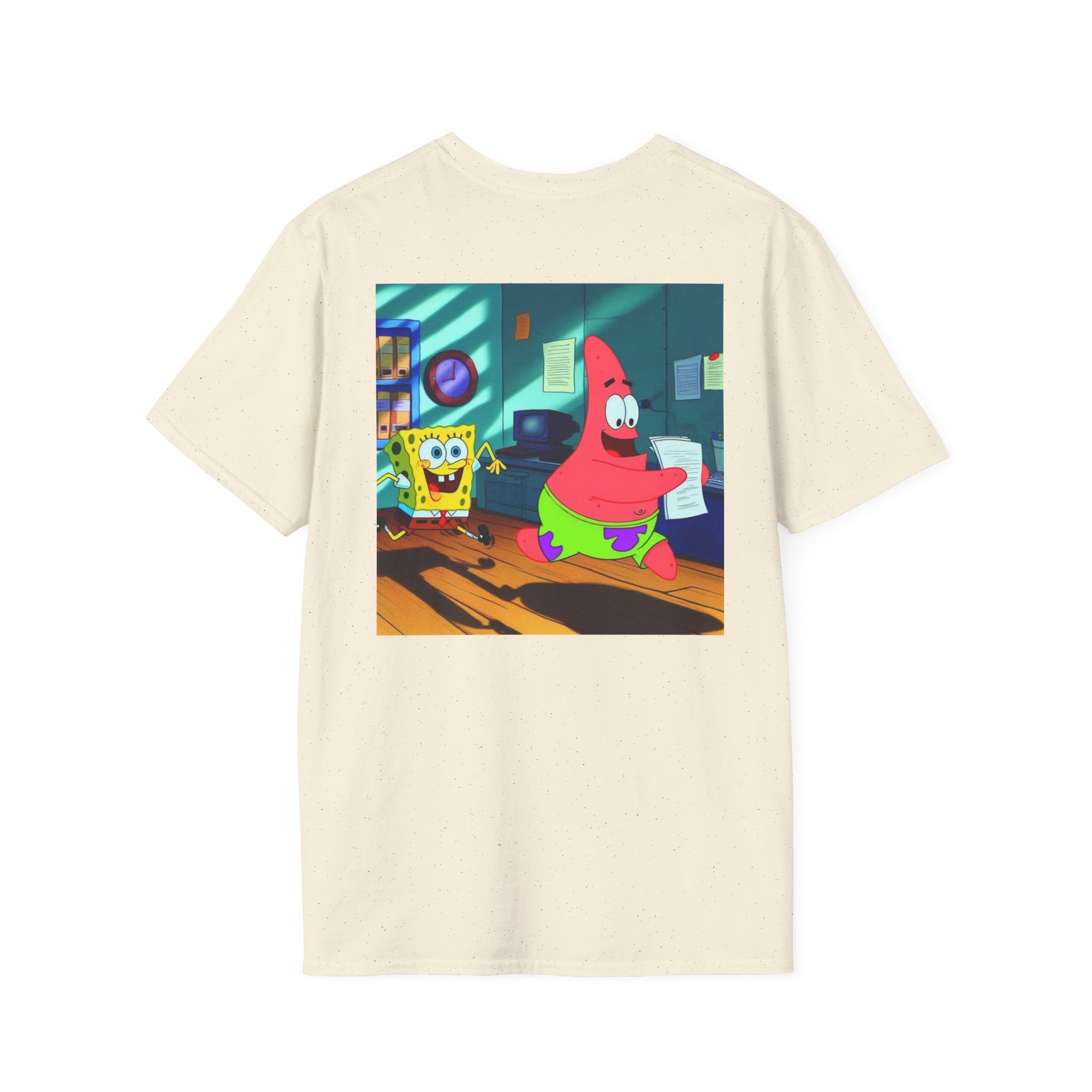 SpongeBob SquarePants Kids T-Shirt, Mr Krabs Squidward Patrick Star Youth Tee, Nickelodeon Children's TV Shirt, Unisex Softstyle