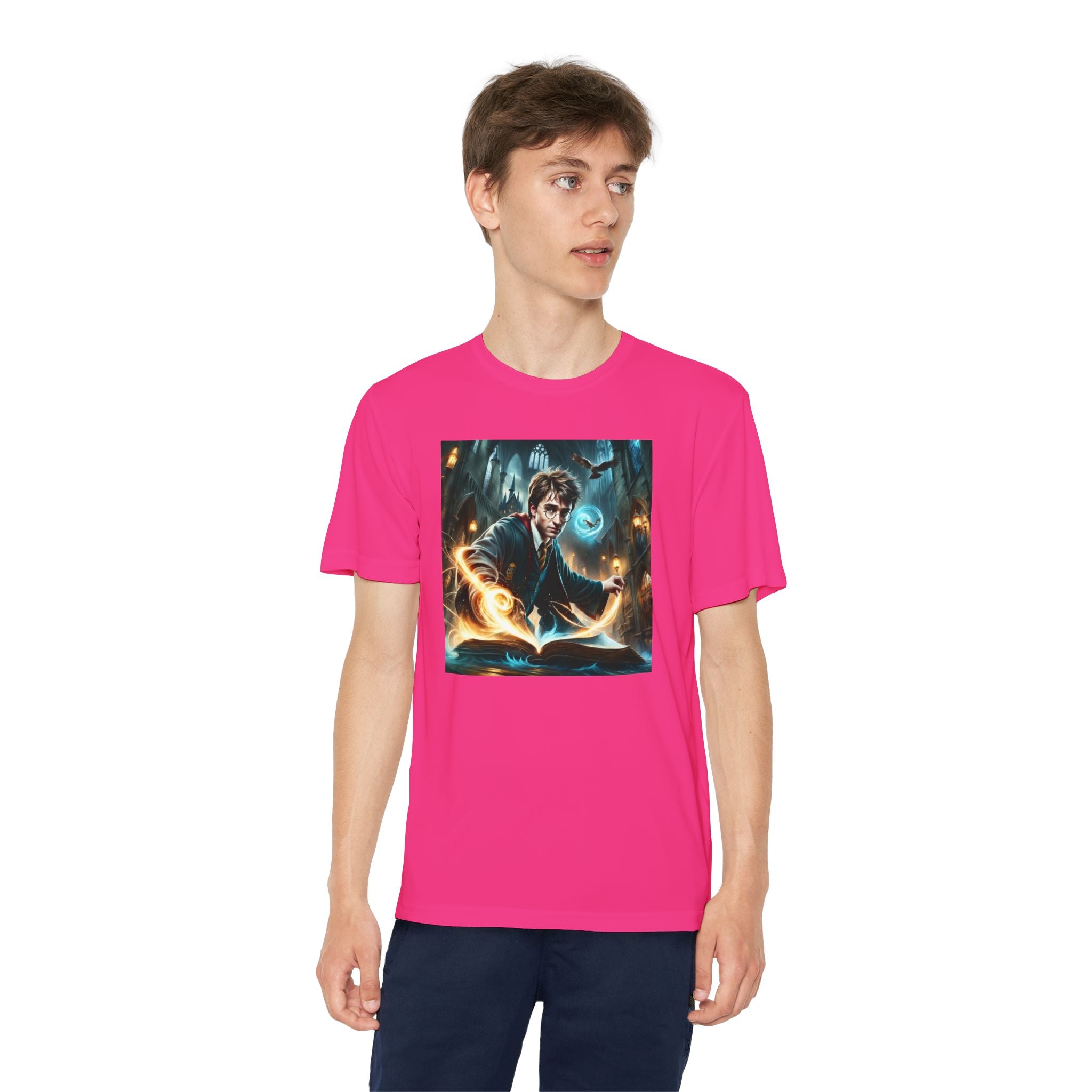 Youth Competitor Tee - Harry Potter, Wizard School Shirt, Magical Kids Top, Hogwarts Fan Gift, Sorcerer's Stone T-Shirt