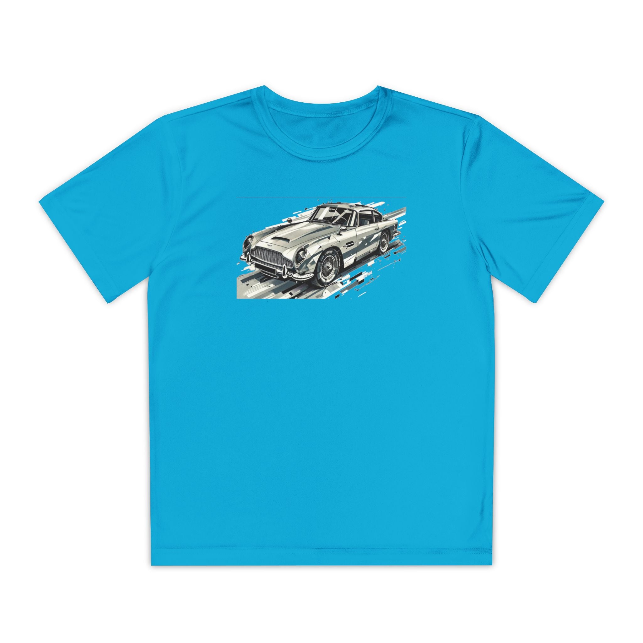 Aston Martin Youth T-Shirt Sports Graphic Tee, Cool Athletic Shirt for Kids, Perfect for Sports Events, Team Spirit