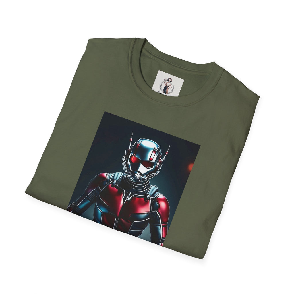 Antman Superhero Marvel Unisex Softstyle T-Shirt, Comic Book Tee, Geeky Clothing, Cosplay Costume Top