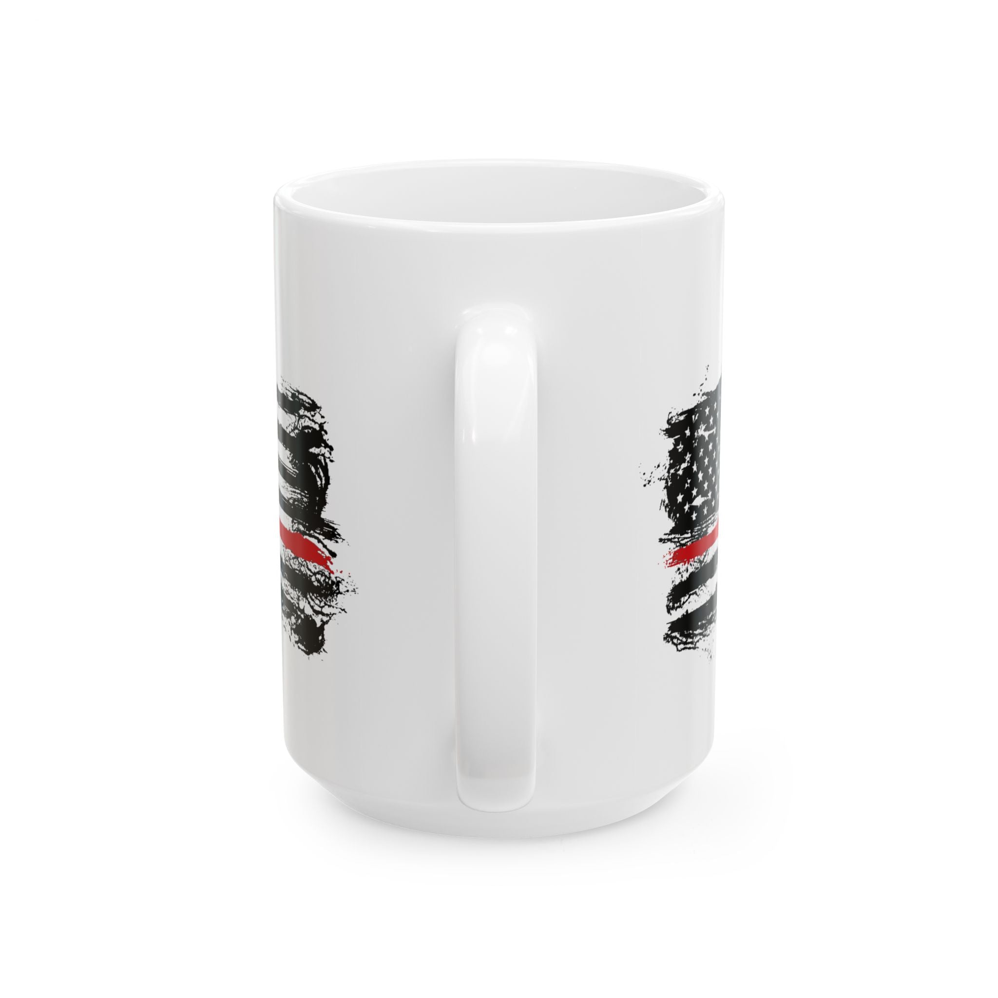 Thin Red Line Flag Patriotic Coffee  & Tea Mug