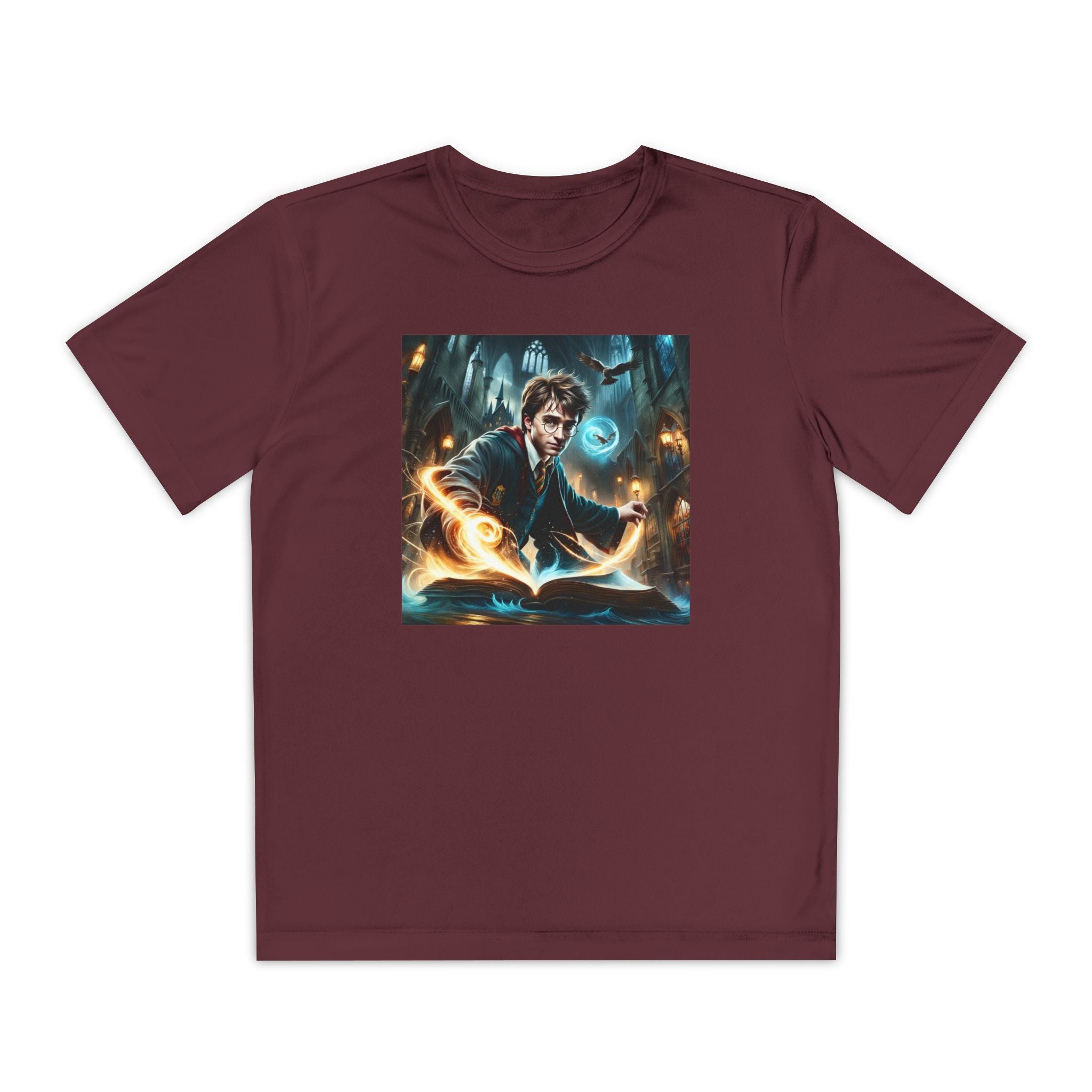 Youth Competitor Tee - Harry Potter, Wizard School Shirt, Magical Kids Top, Hogwarts Fan Gift, Sorcerer's Stone T-Shirt