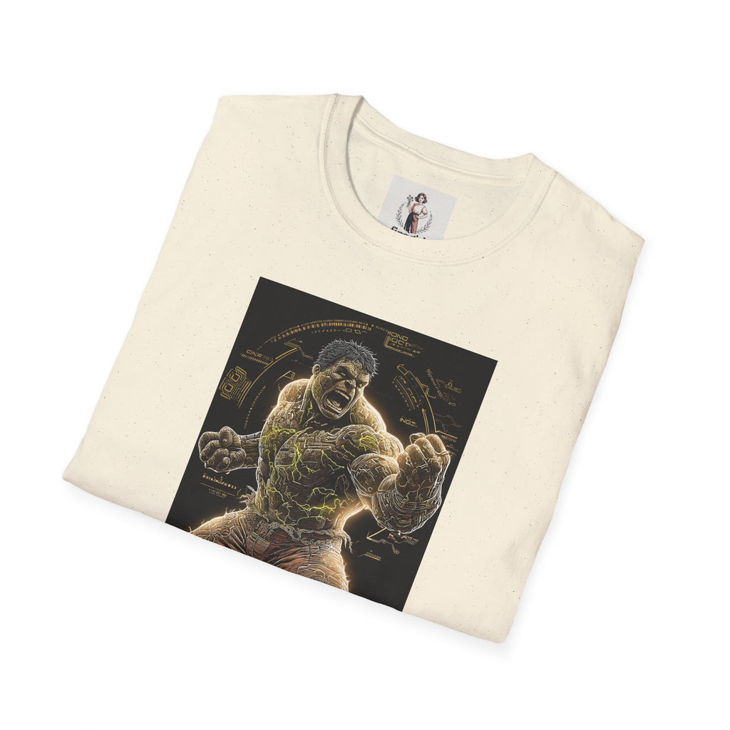 The Incredible Hulk Superhero Marvel Unisex Softstyle T-Shirt, Comic Book Tee, Geeky Clothing, Cosplay Costume Top