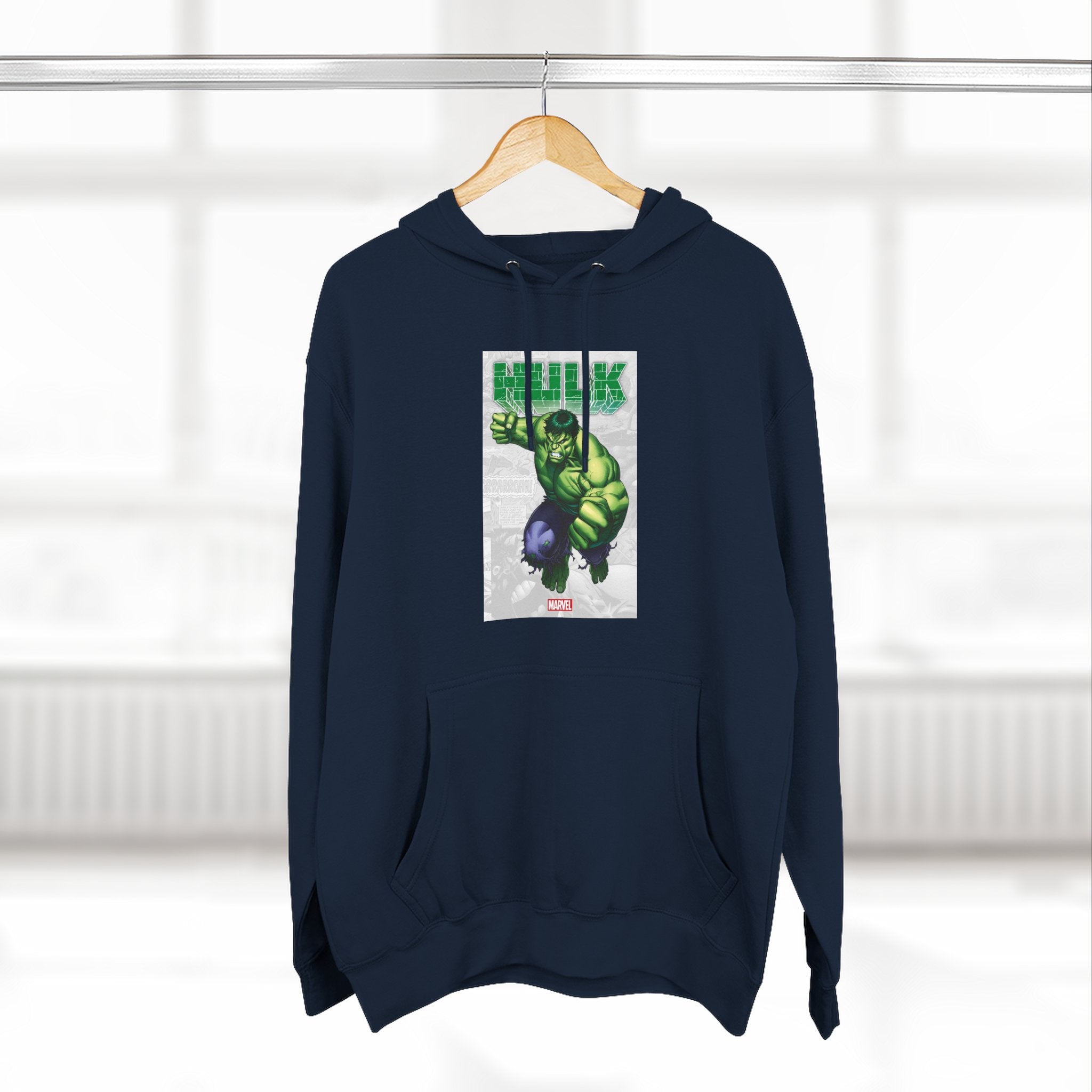 The Incredible Hulk Three-Panel Fleece Hoodie