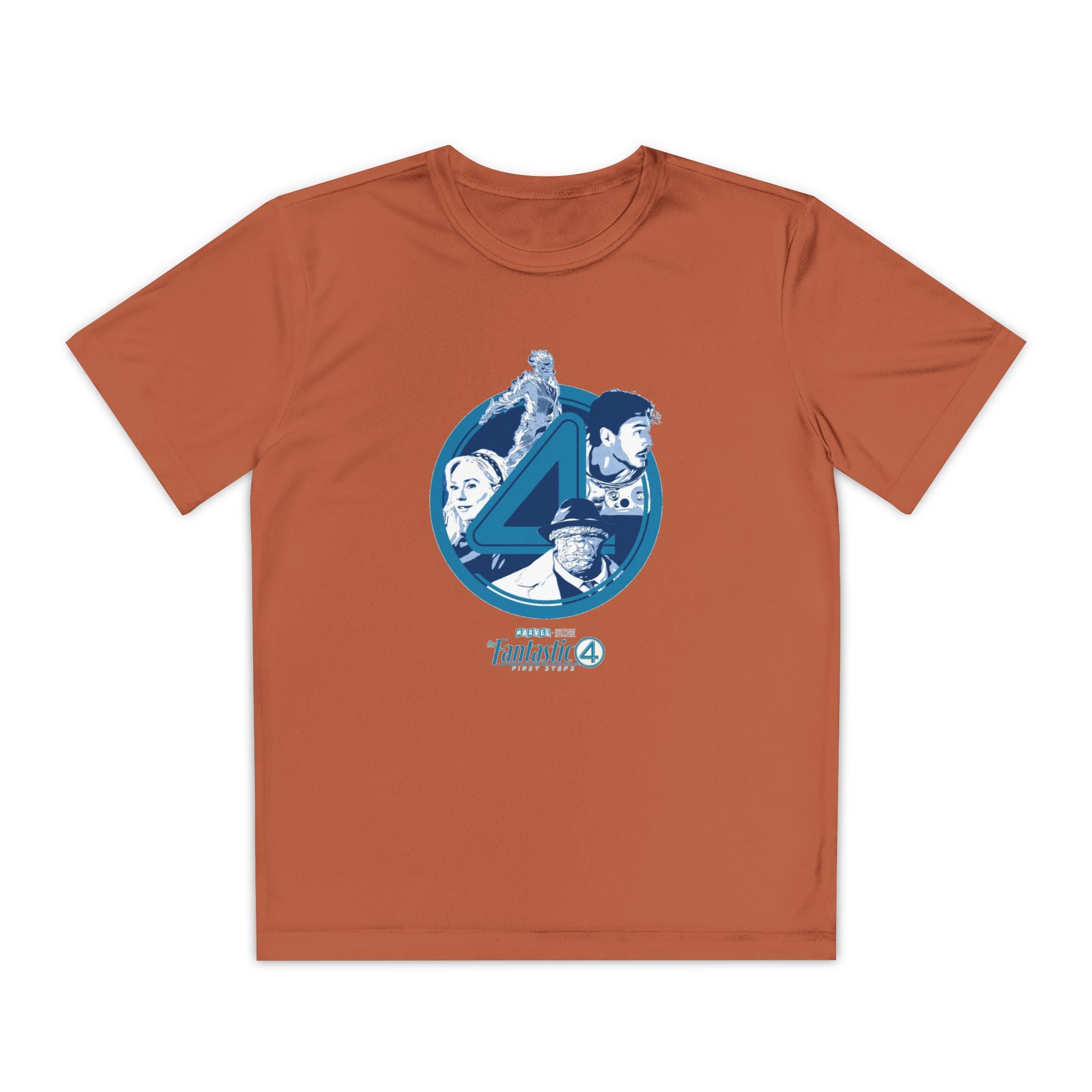 Fantastic 4 Youth T-Shirt Sports Graphic Tee, Cool Athletic Shirt for Kids, Perfect for Sports Events, Team Spirit