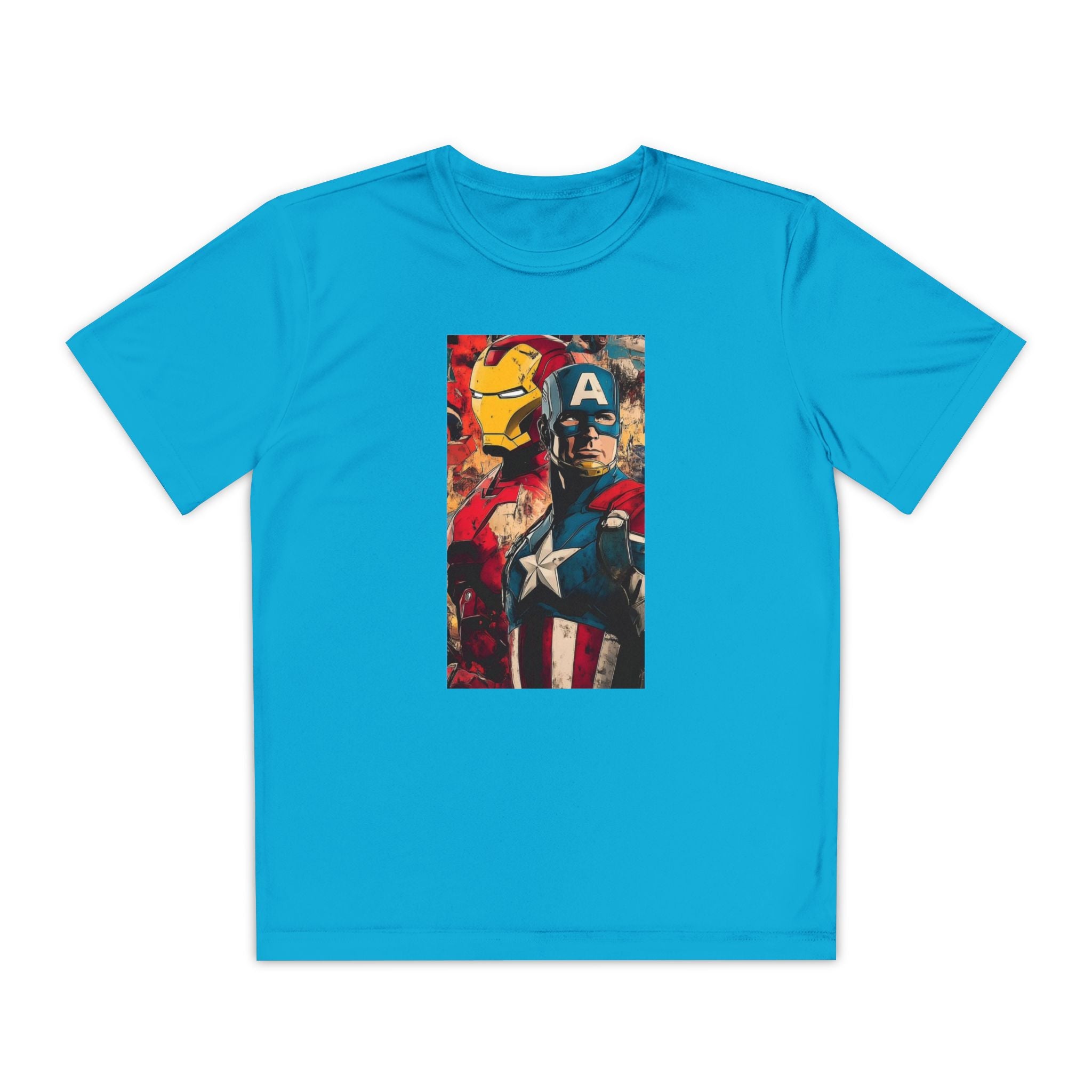 Advengers Youth T-Shirt Sports Graphic Tee, Cool Athletic Shirt for Kids, Perfect for Sports Events, Team Spirit