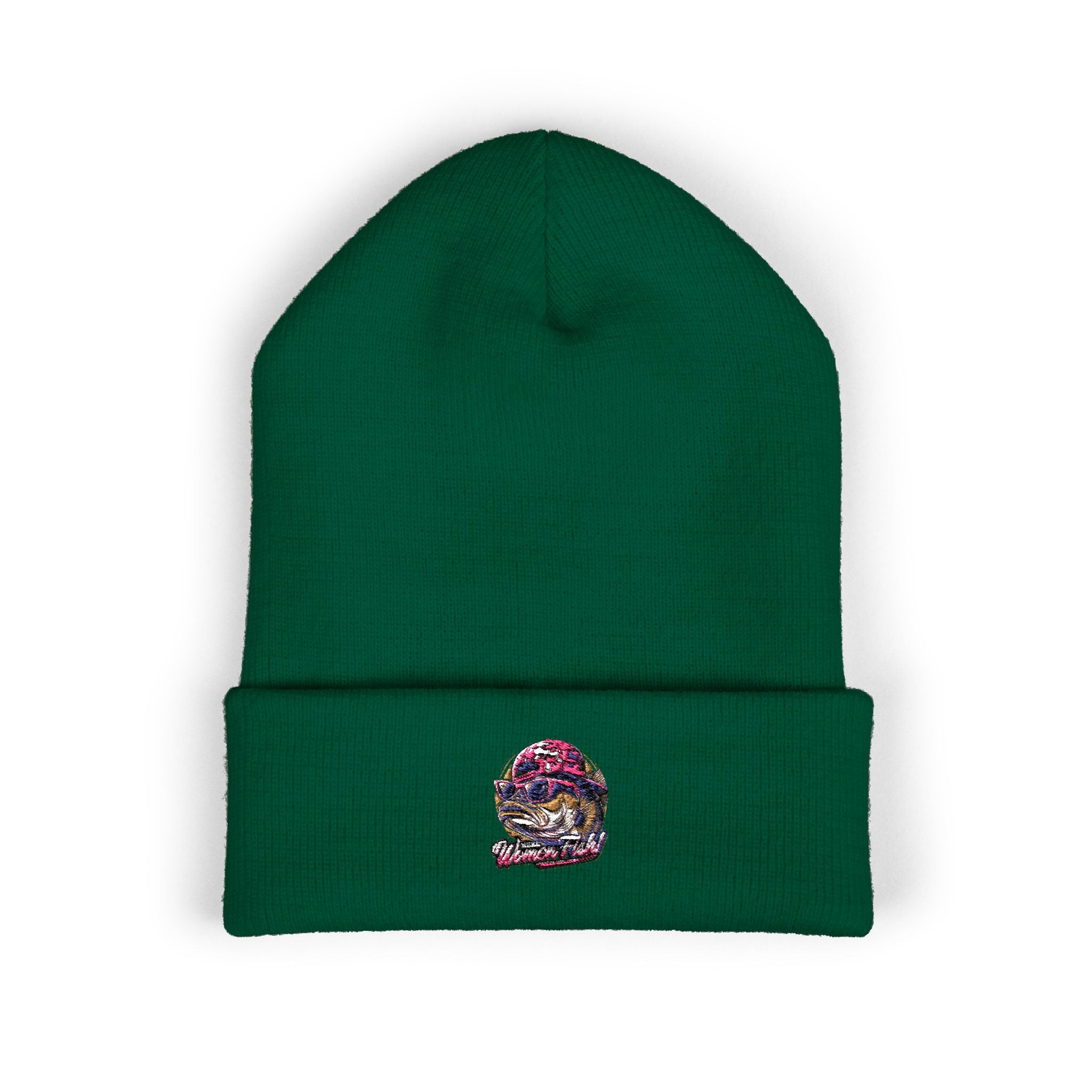 Embroidered Fishing Beanie, Fisherman Gift, Outdoor Apparel, Fishing Gear, Angler Hat, Fishing Lure Beanie