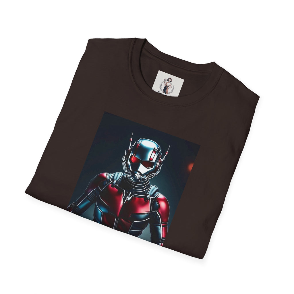 Antman Superhero Marvel Unisex Softstyle T-Shirt, Comic Book Tee, Geeky Clothing, Cosplay Costume Top