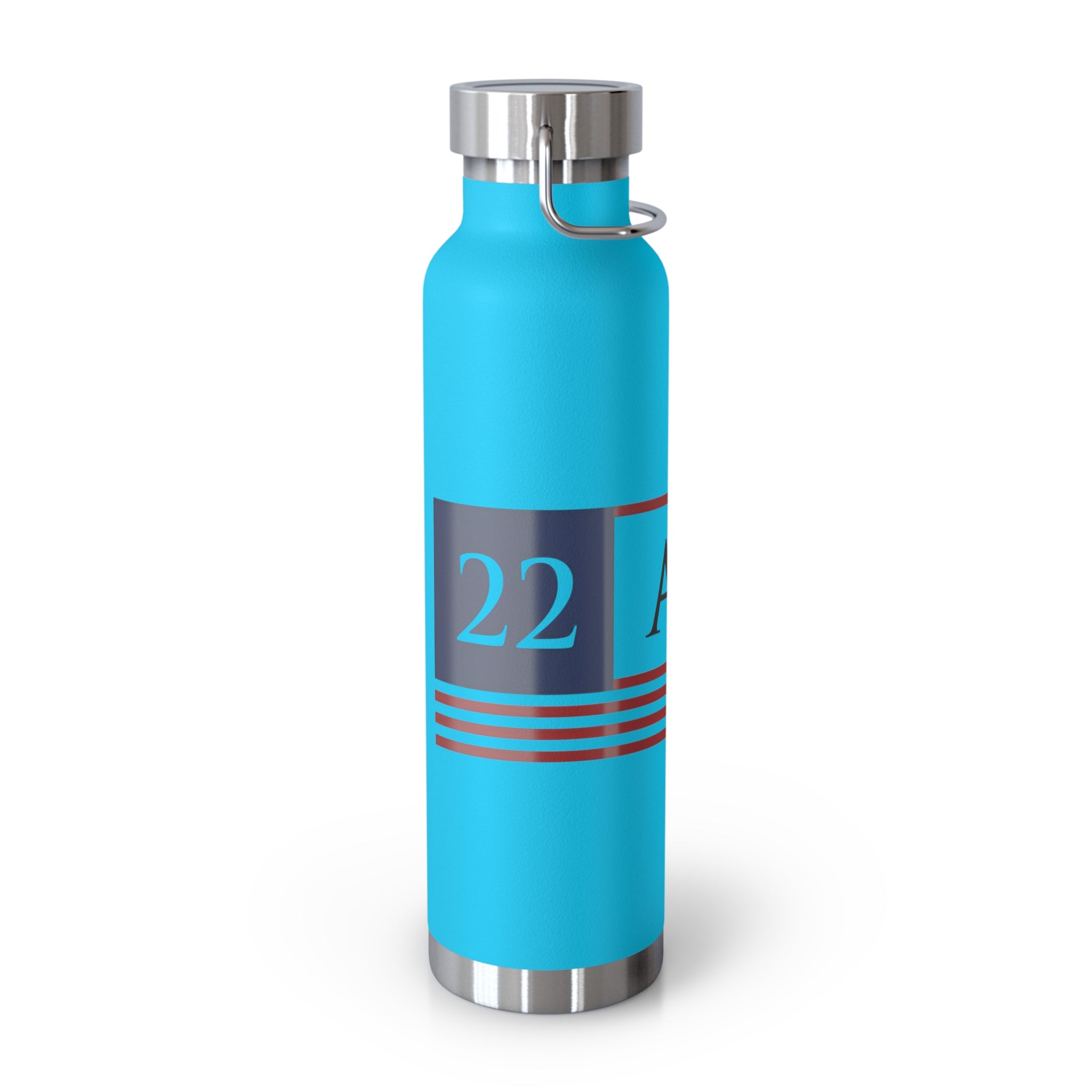 22 A Day Patriotic Copper Insulated Water Bottle