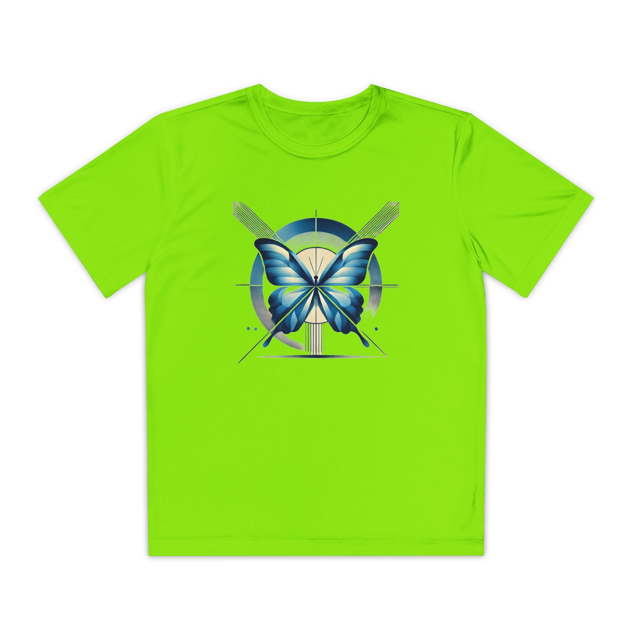 Butterffy Youth T-Shirt Sports Graphic Tee, Cool Athletic Shirt for Kids, Perfect for Sports Events, Team Spirit