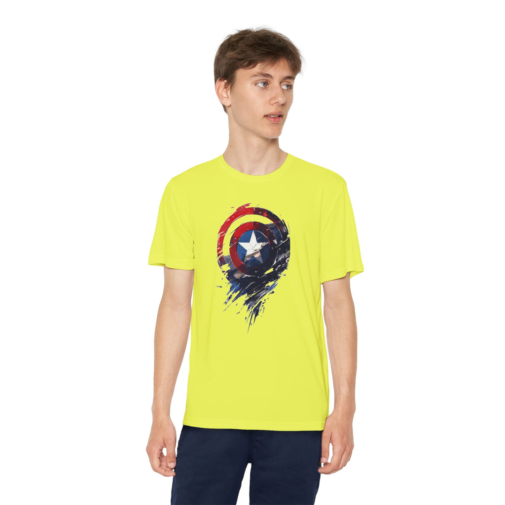 Advengers Youth T-Shirt Sports Graphic Tee, Cool Athletic Shirt for Kids
